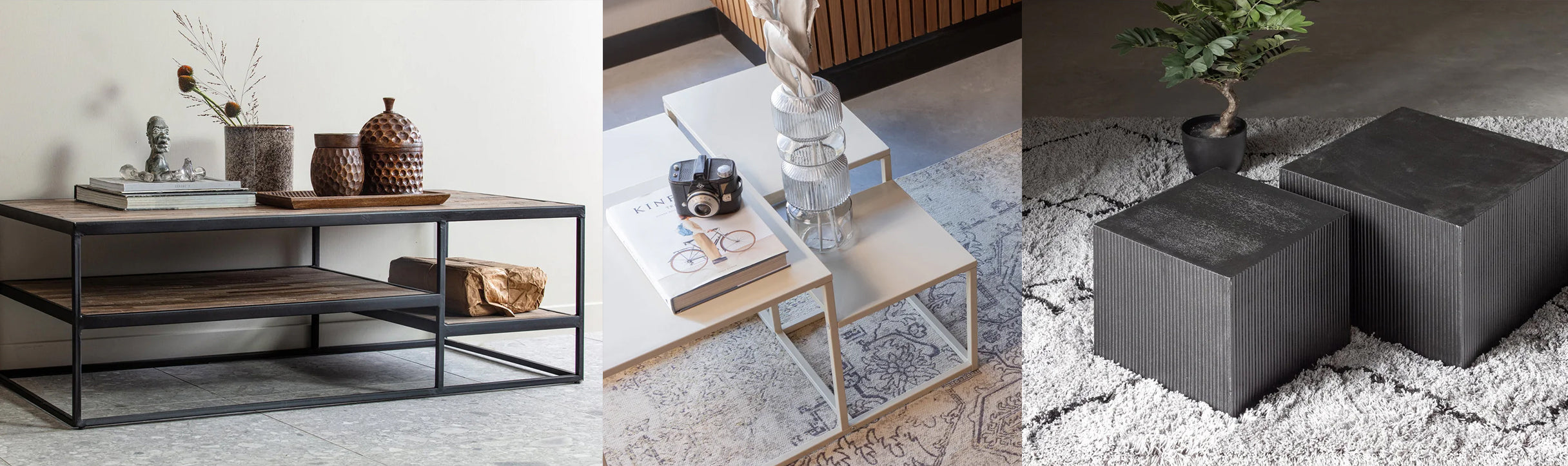 Eckige Beistelltische