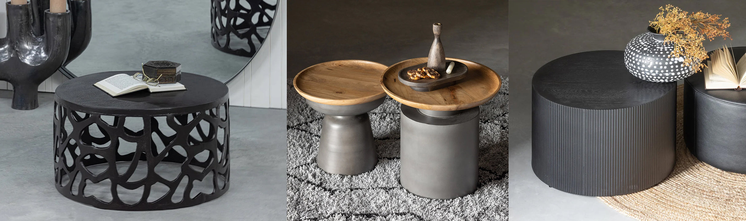 Runde Beistelltische