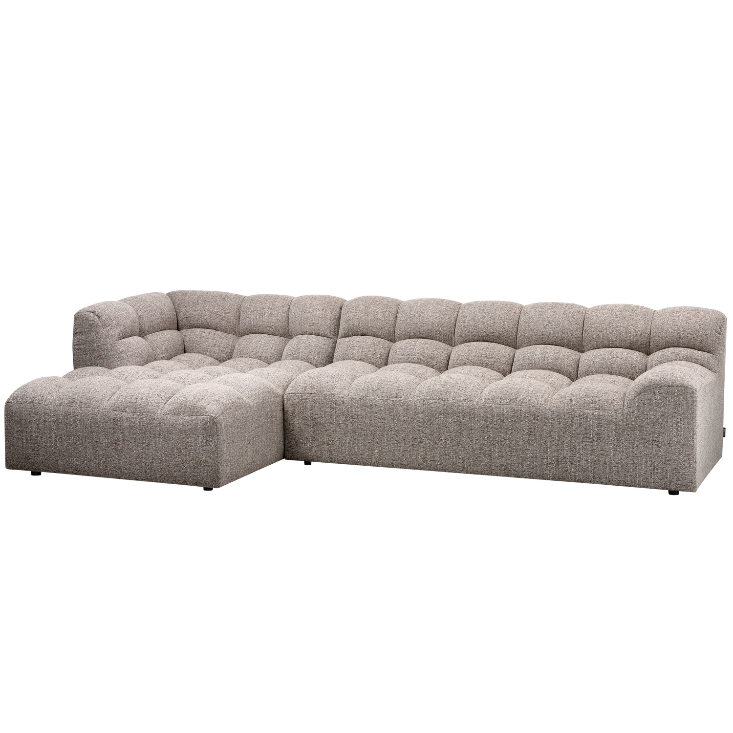 ALLURE CHAISE LONGUE LINKS GEWEBTES CLAY MELANGE