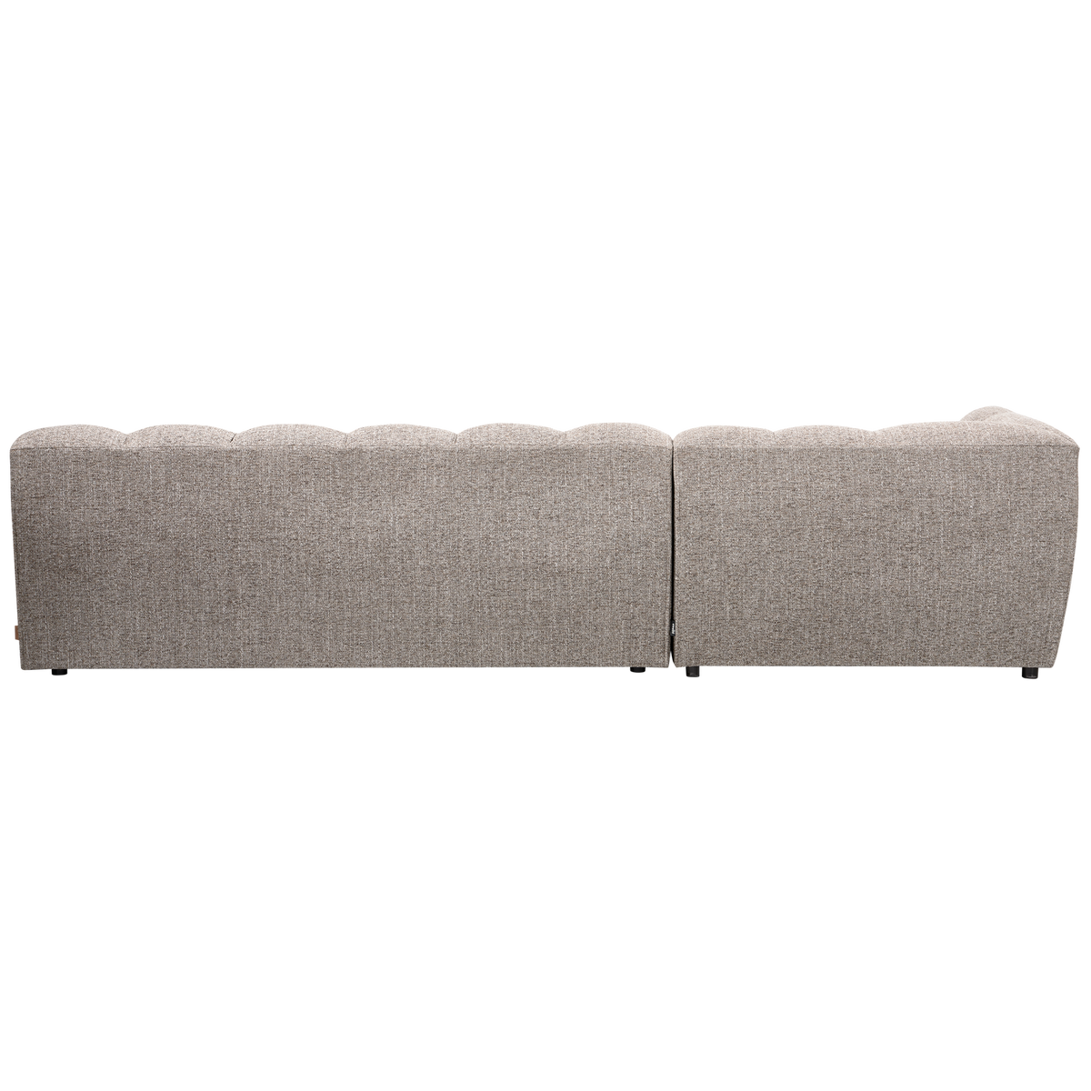 ALLURE CHAISE LONGUE LINKS GEWEBTES CLAY MELANGE