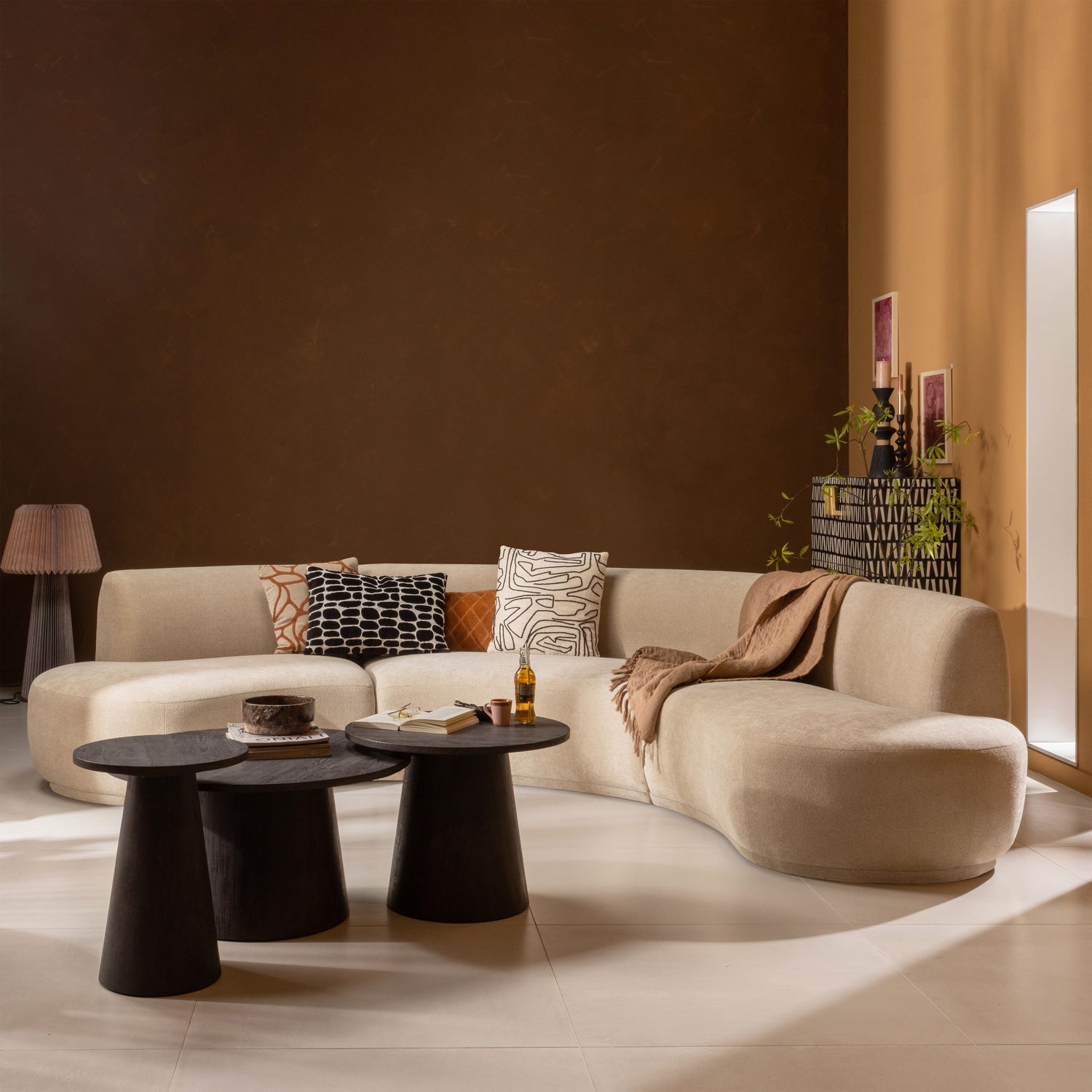 COUCHTISCH MDF DUNKELBRAUN 45xO60CM