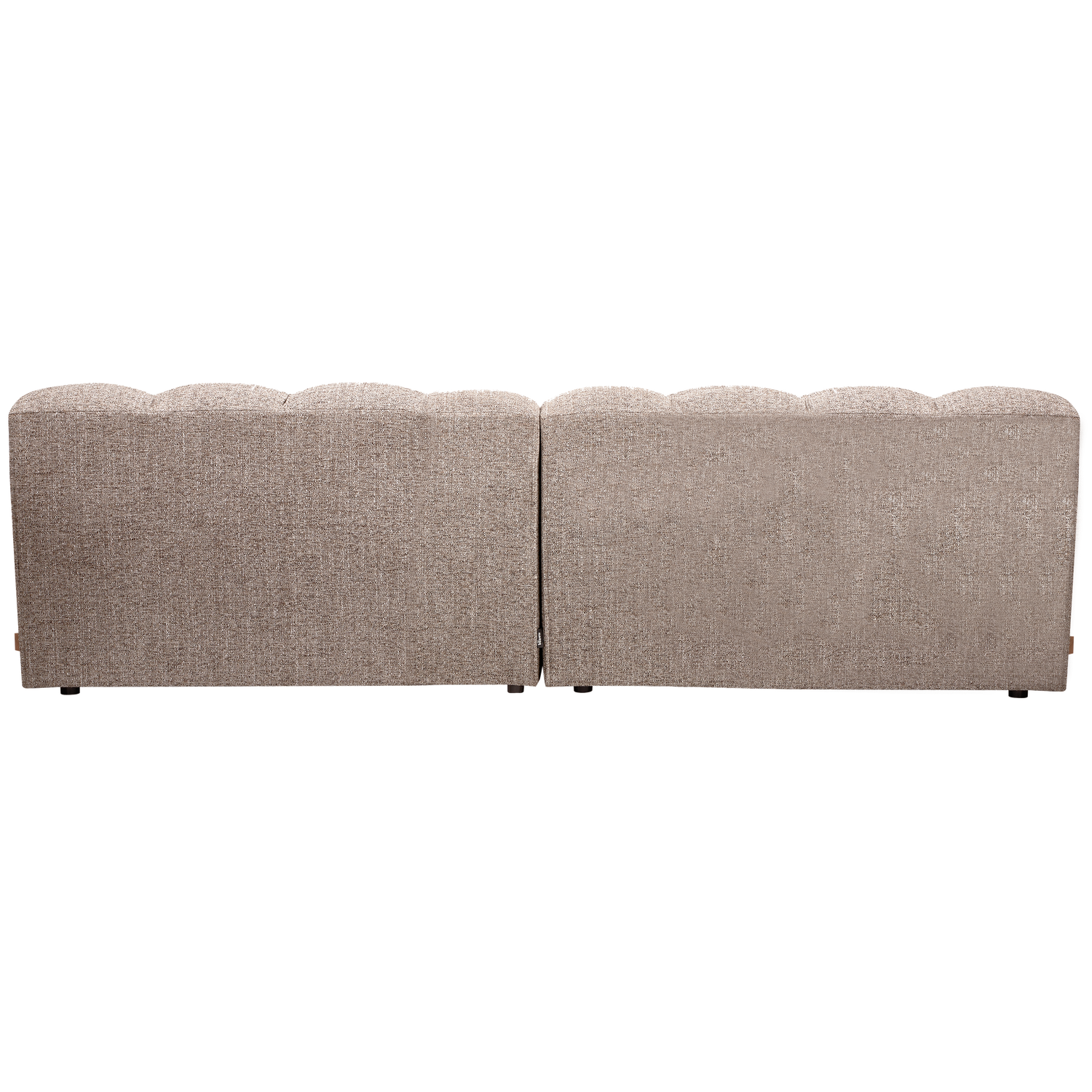 ALLURE 3-SITZER SOFA GEWEBTES BRAUN MELANGE