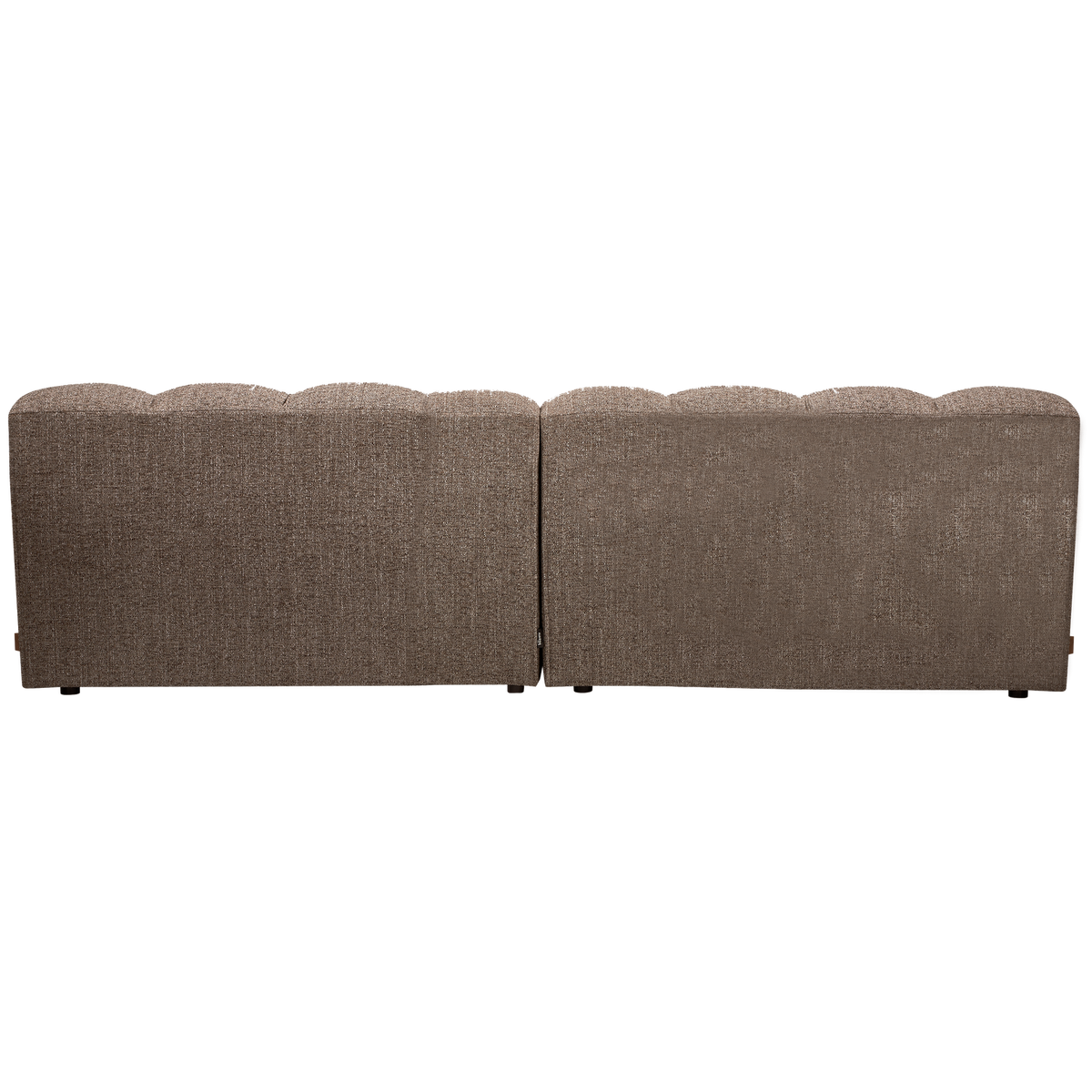 ALLURE 3-SITZER SOFA GEWEBTES DUNKELBRAUN MELANGE