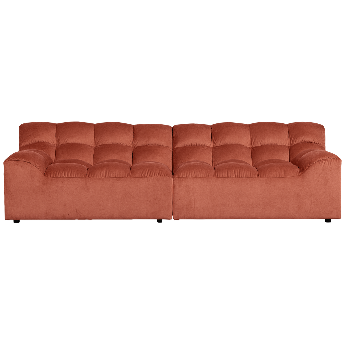 ALLURE 3-SITZER SOFA SAMT BLUSH