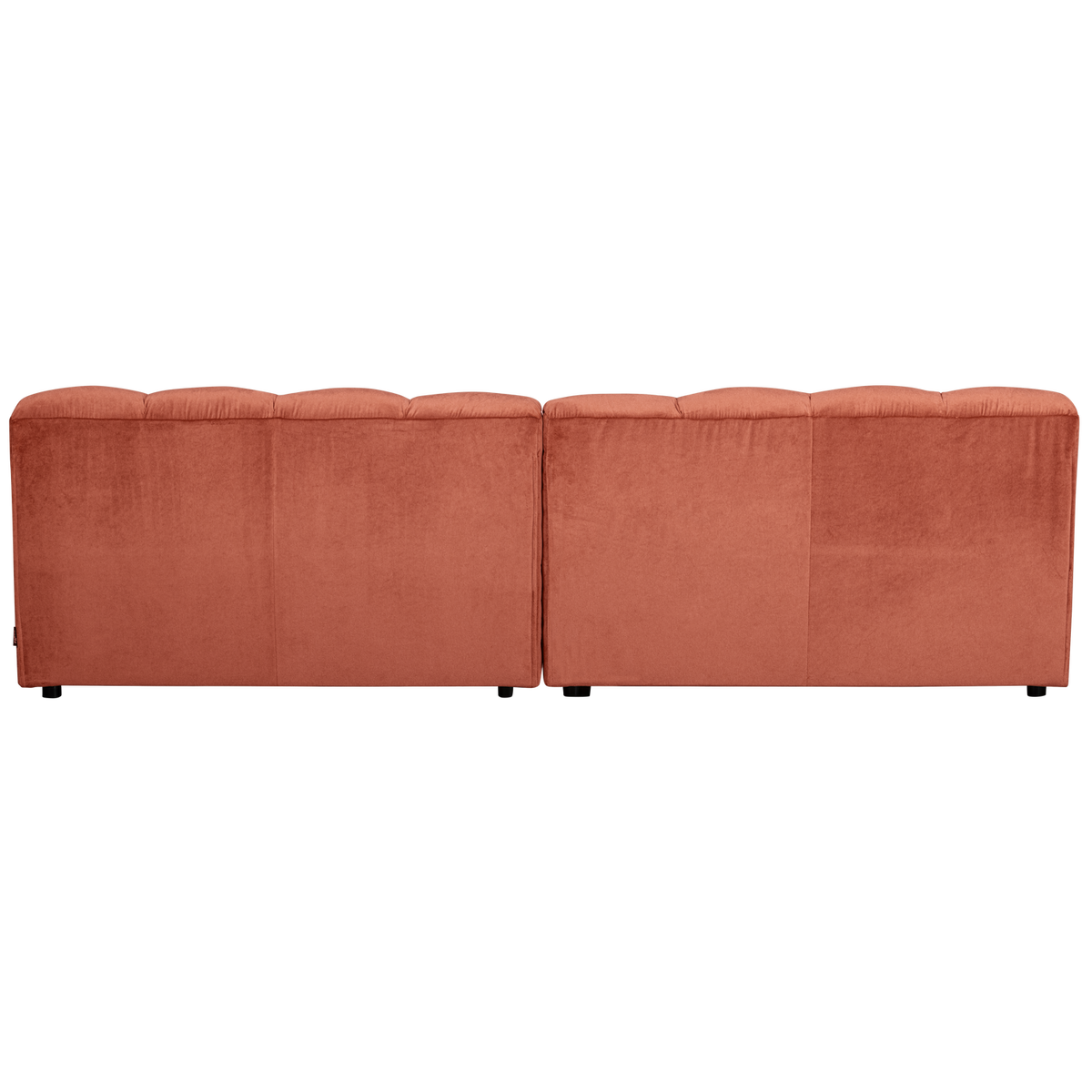 ALLURE 3-SITZER SOFA SAMT BLUSH