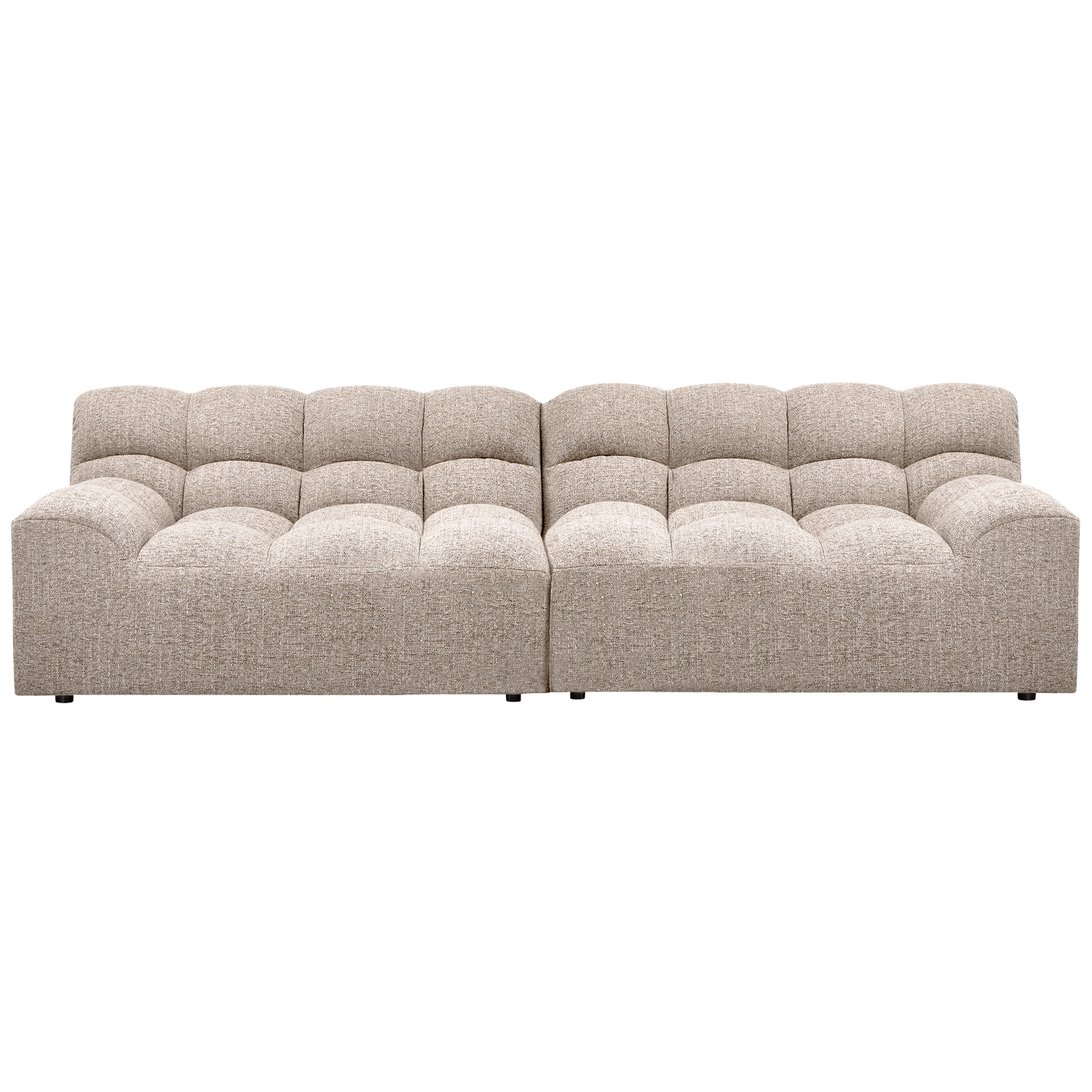 ALLURE 3-SITZER SOFA GEWEBTES NATUR MELANGE
