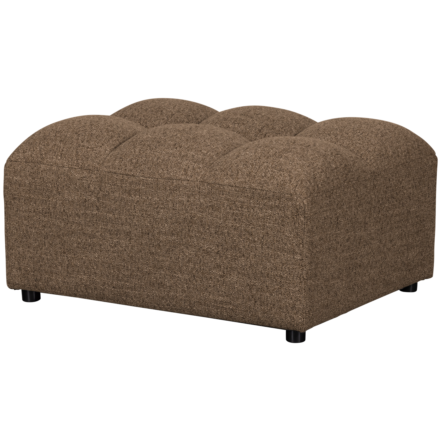 ALLURE HOCKER GEWEBTES DUNKELBRAUN MELANGE