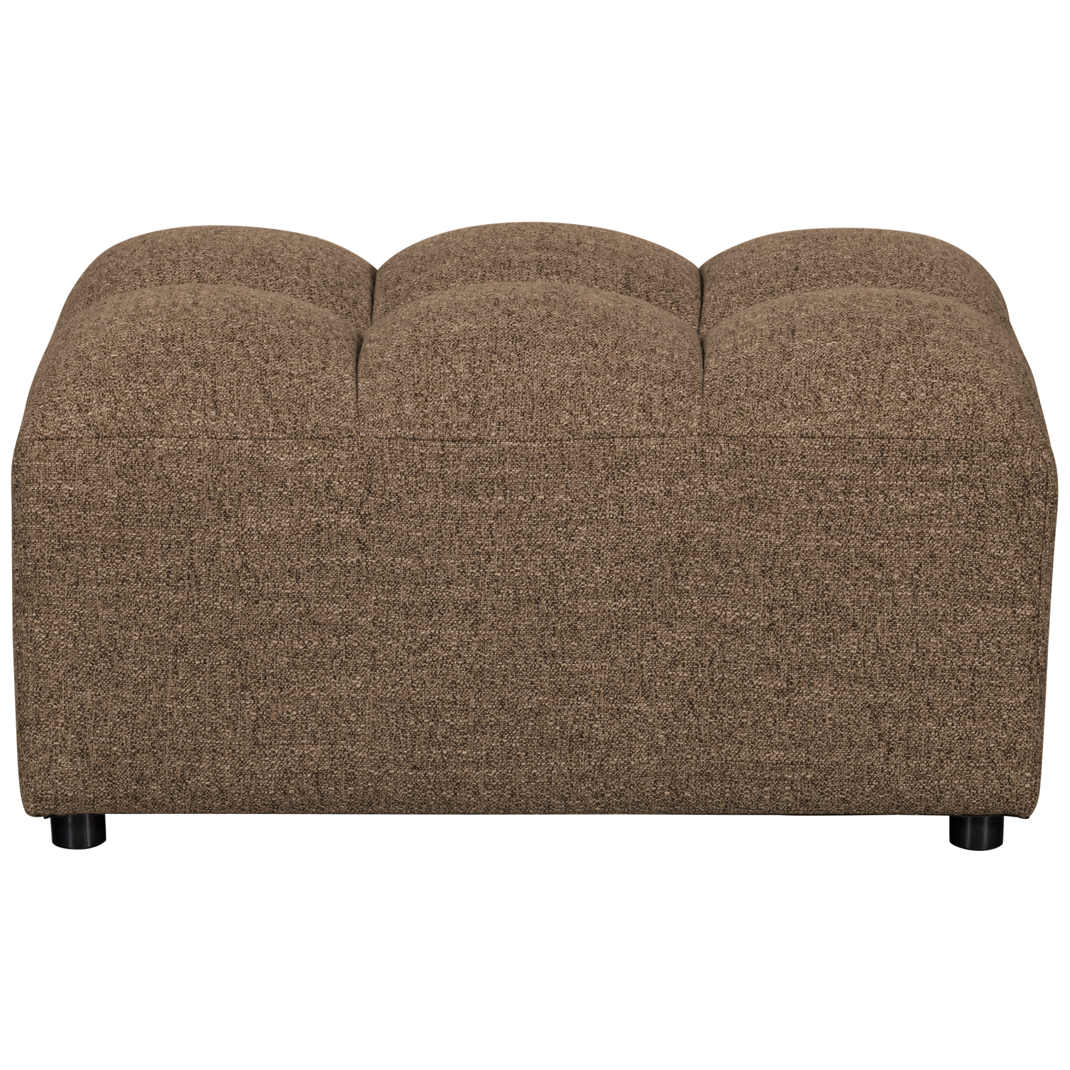 ALLURE HOCKER GEWEBTES DUNKELBRAUN MELANGE