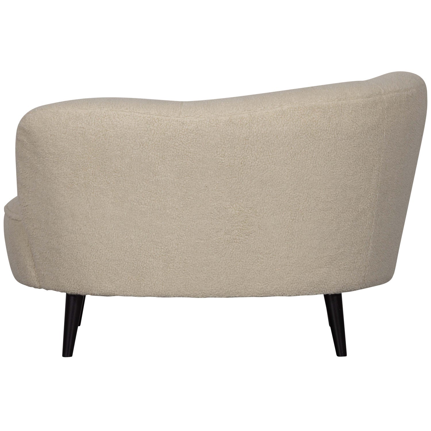 SARA LOUNGE SESSEL LINKS TEDDY OFF WHITE