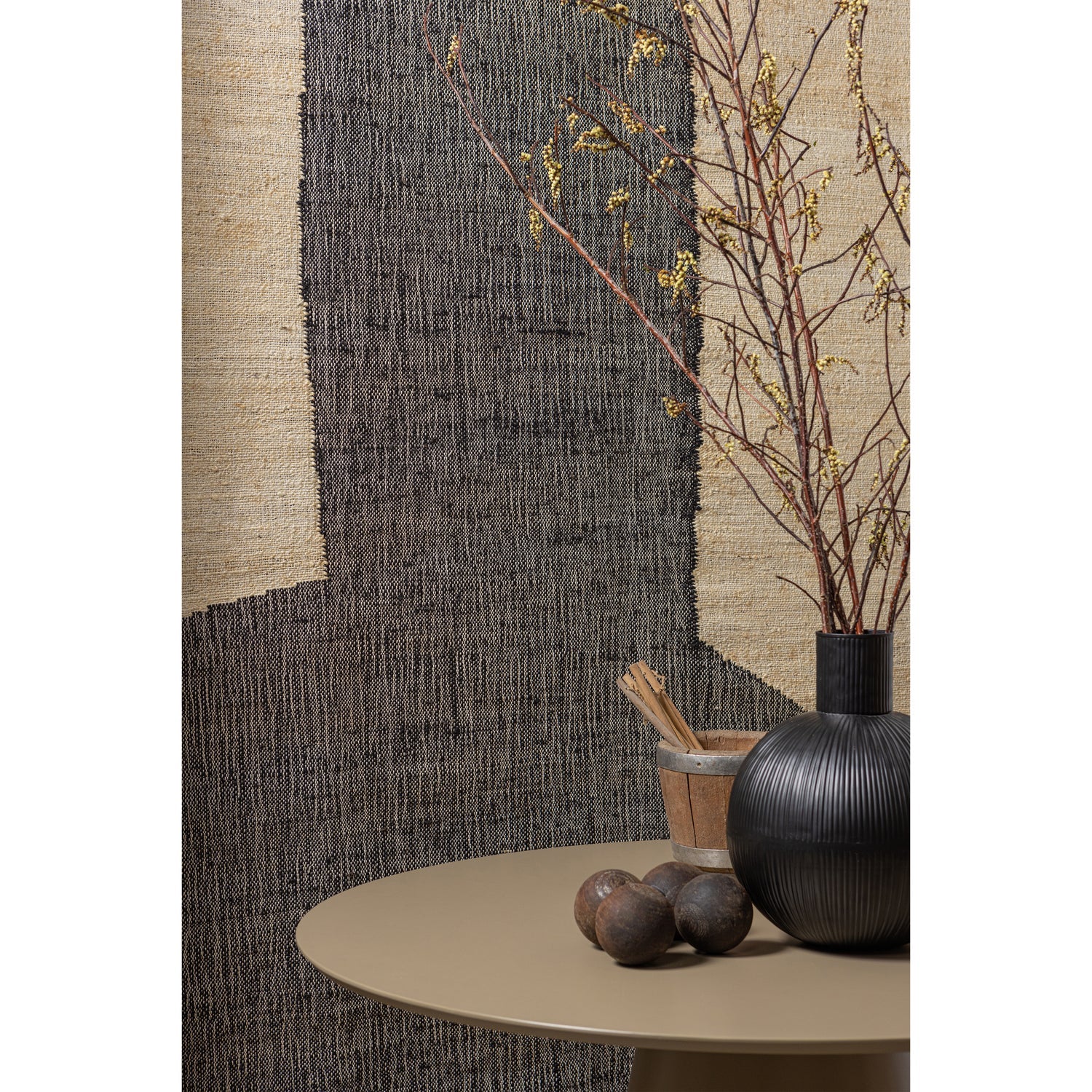 JORRE ESSTISCH MDF MILITARISCH BRAUN O120CM