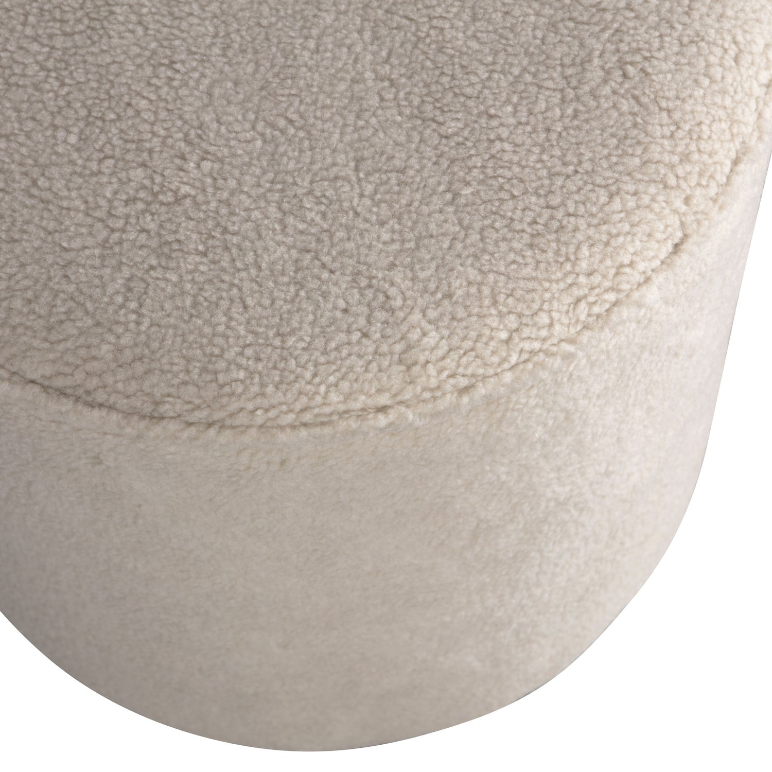 SARA RUNDER HOCKER HOCH TEDDY OFF WHITE