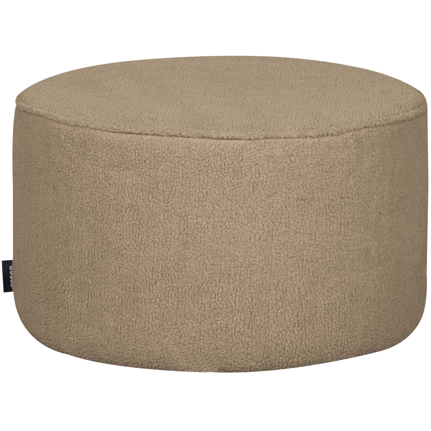 SARA RUNDER HOCKER NIEDRIG TEDDY SAND