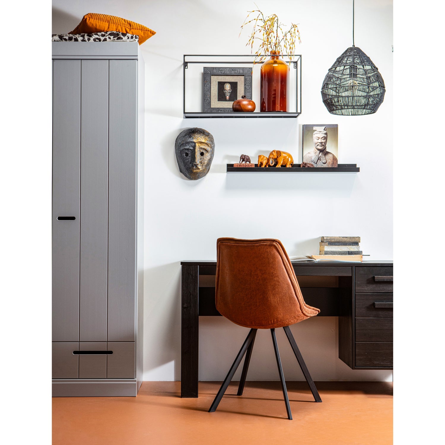 2ER SET SWEN ESSZIMMERSTUHL COGNAC