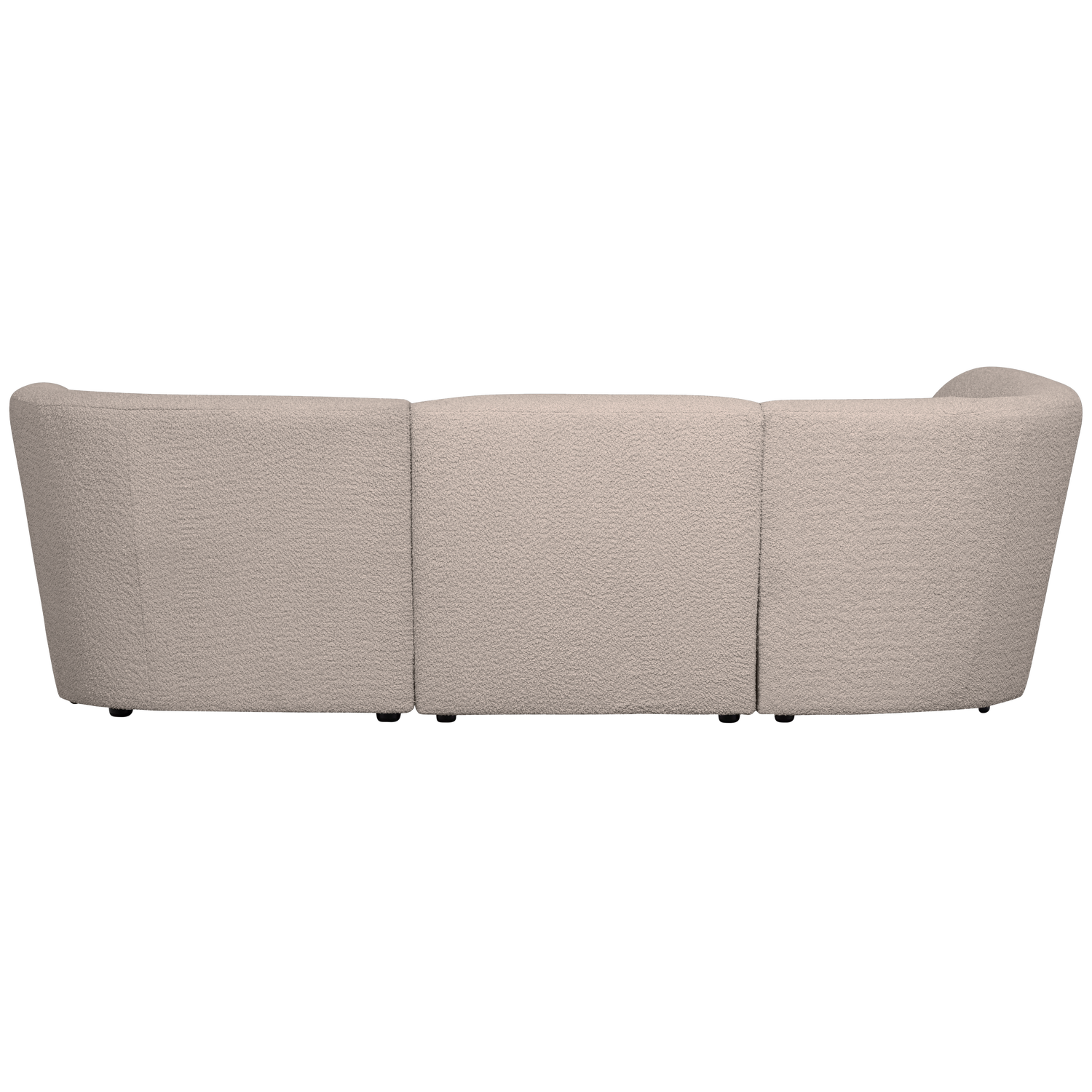 COCO 3-SITZER ABGERUNDET LINKS BOUCLE SAND