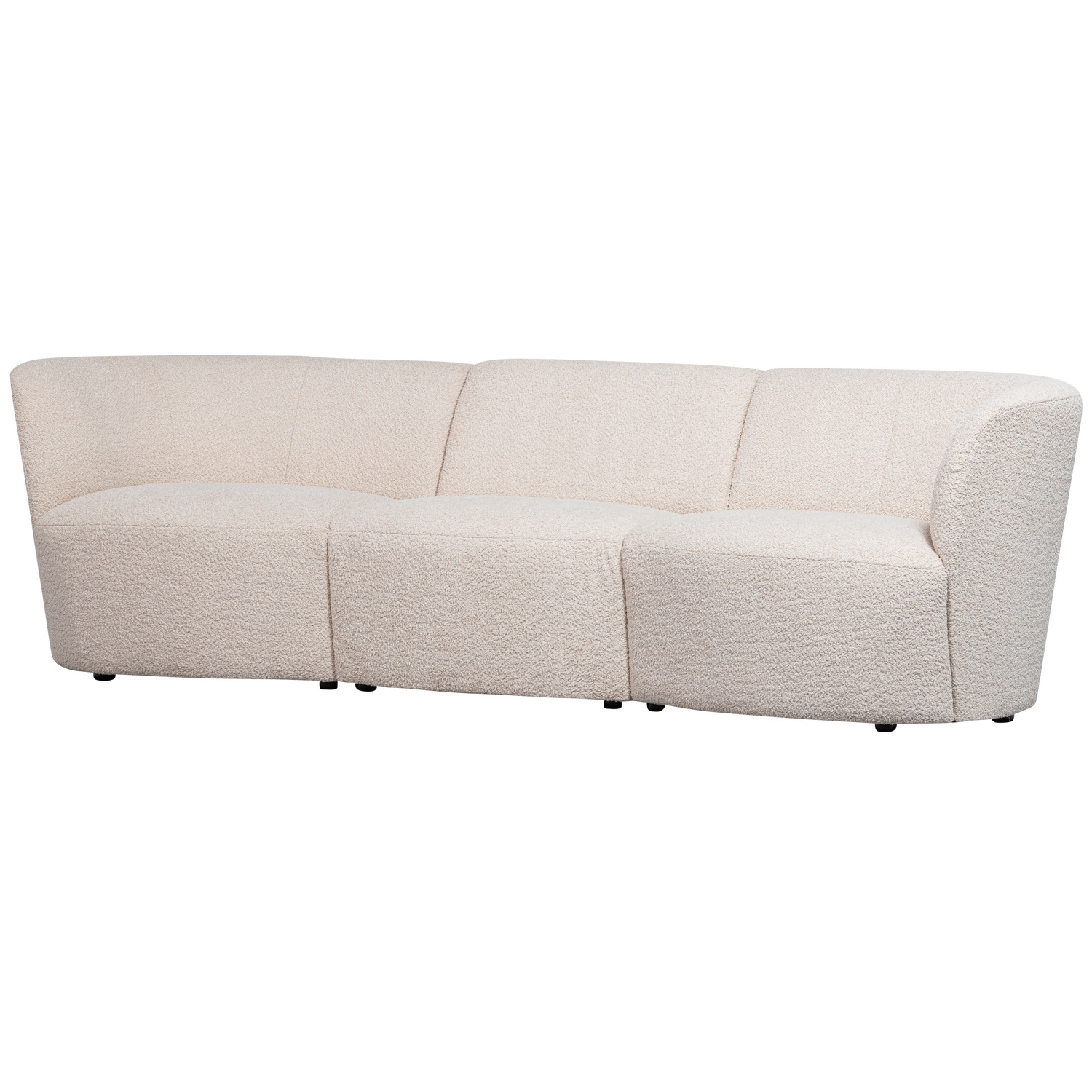 COCO 3-SITZER BOUCLE CREME