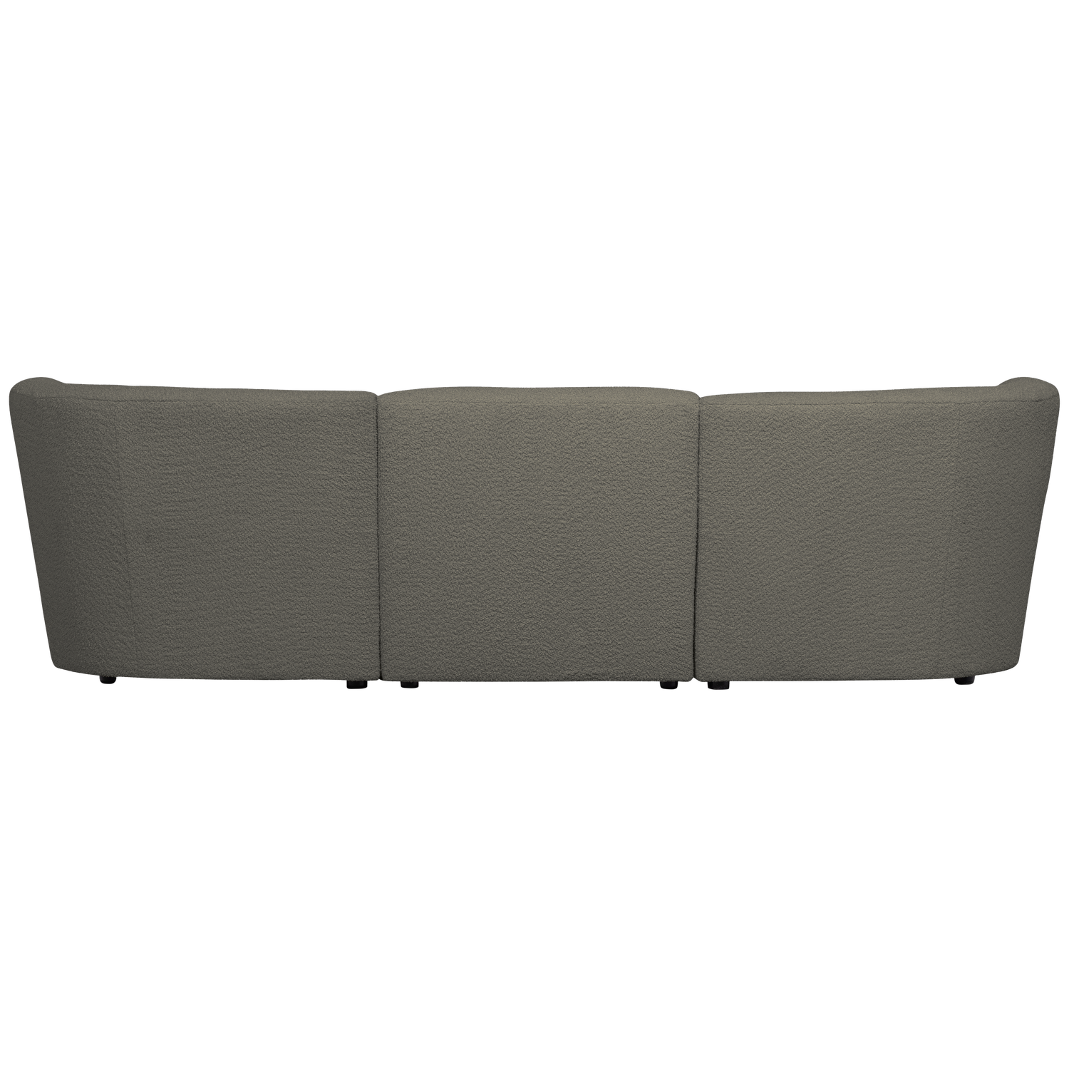 COCO 3-SITZER BOUCLE WARMES GRUN