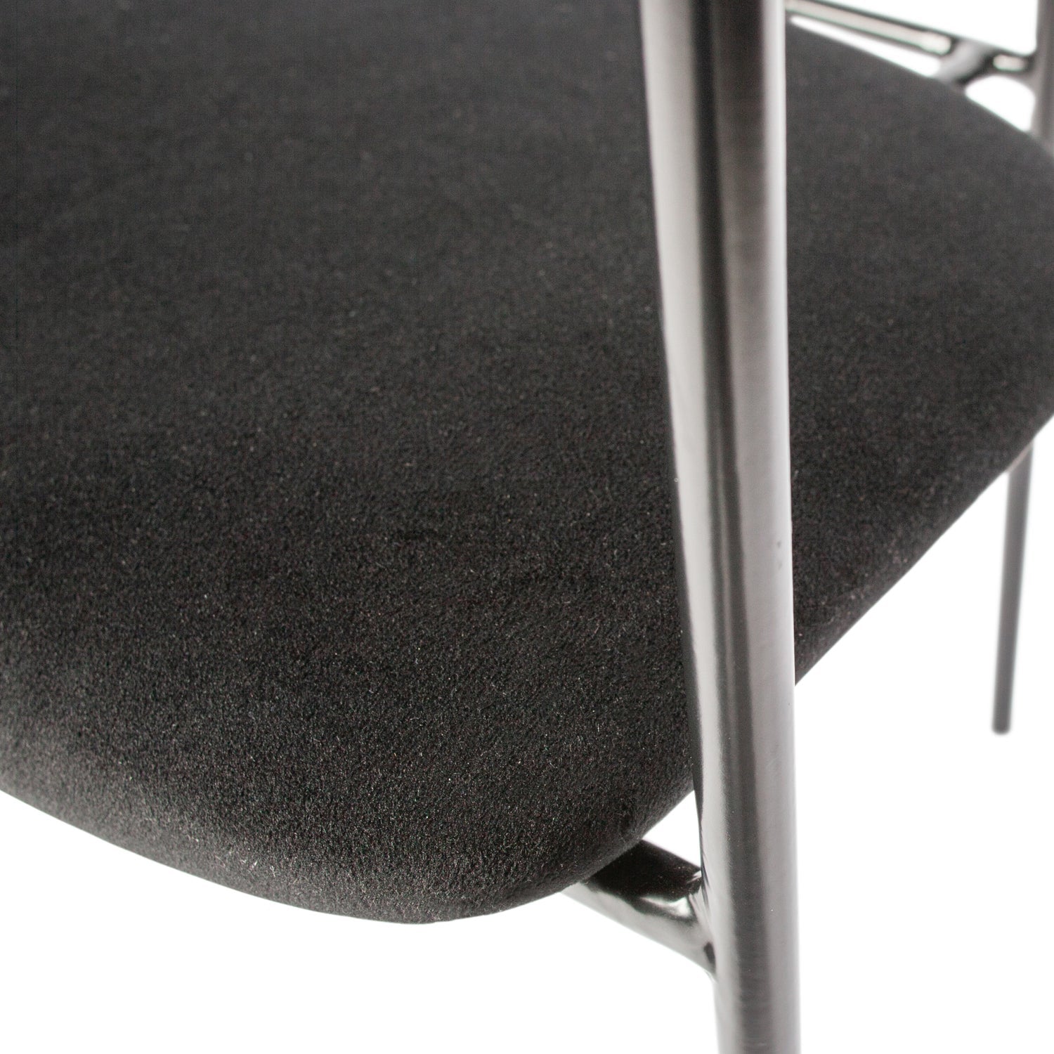 IVY ESSZIMMERSTUHL VELVET SCHWARZ