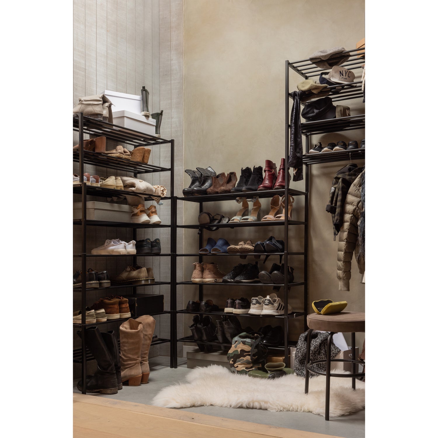 FERRO SCHUHE REGAL STACK V 3 METALL SCHWARZ