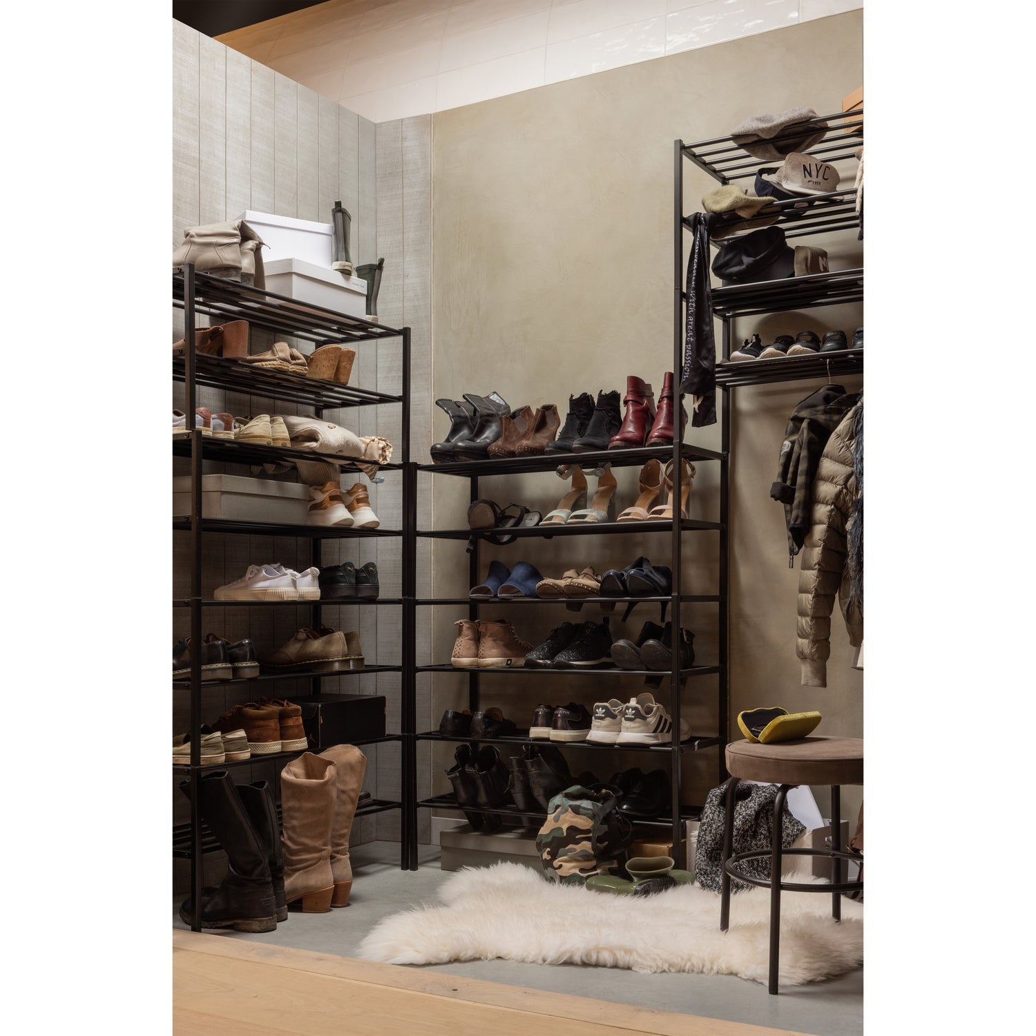FERRO SCHUHE REGAL STACK V 3 METALL SCHWARZ
