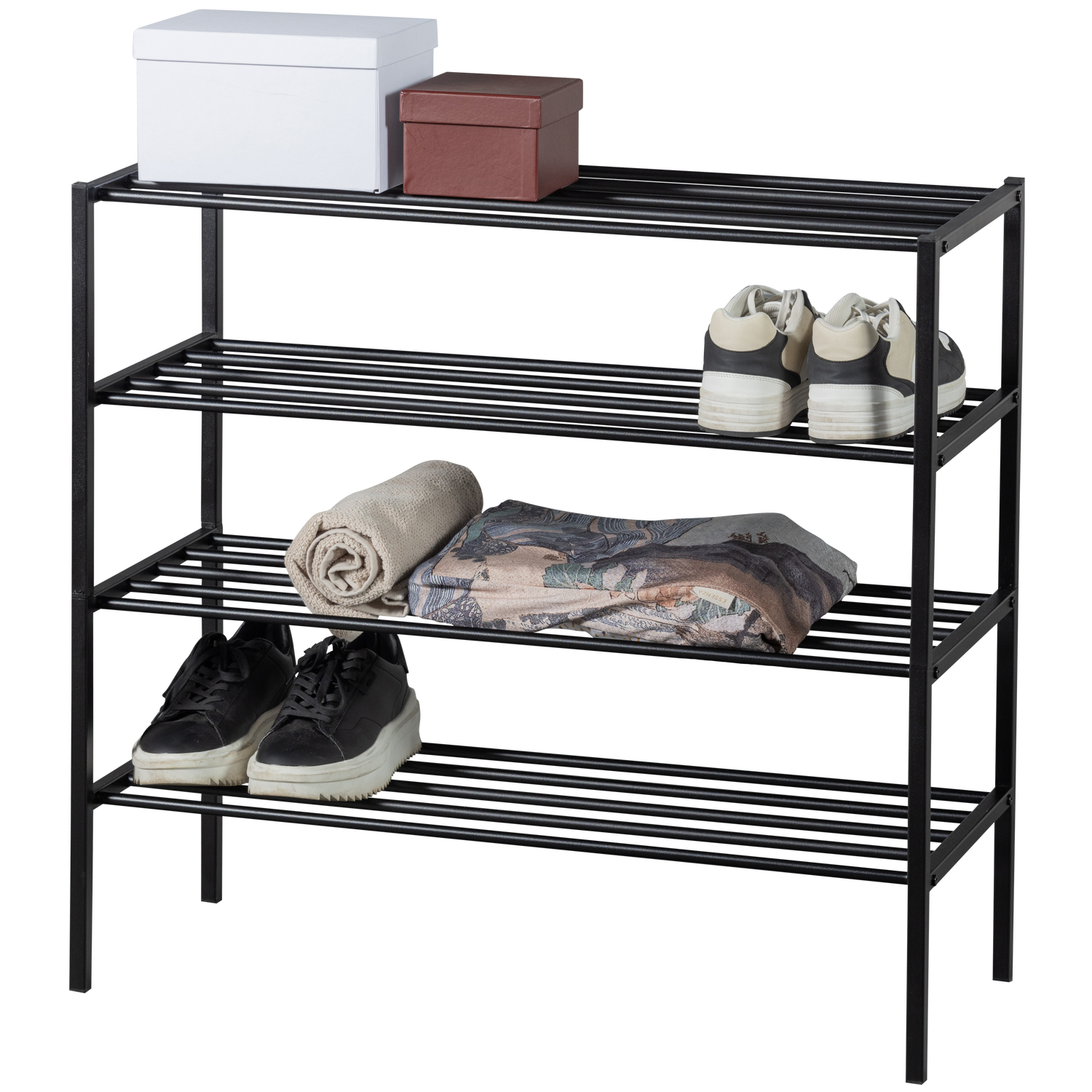 FERRO SCHUHE REGAL STACK V 2 METALL SCHWARZ