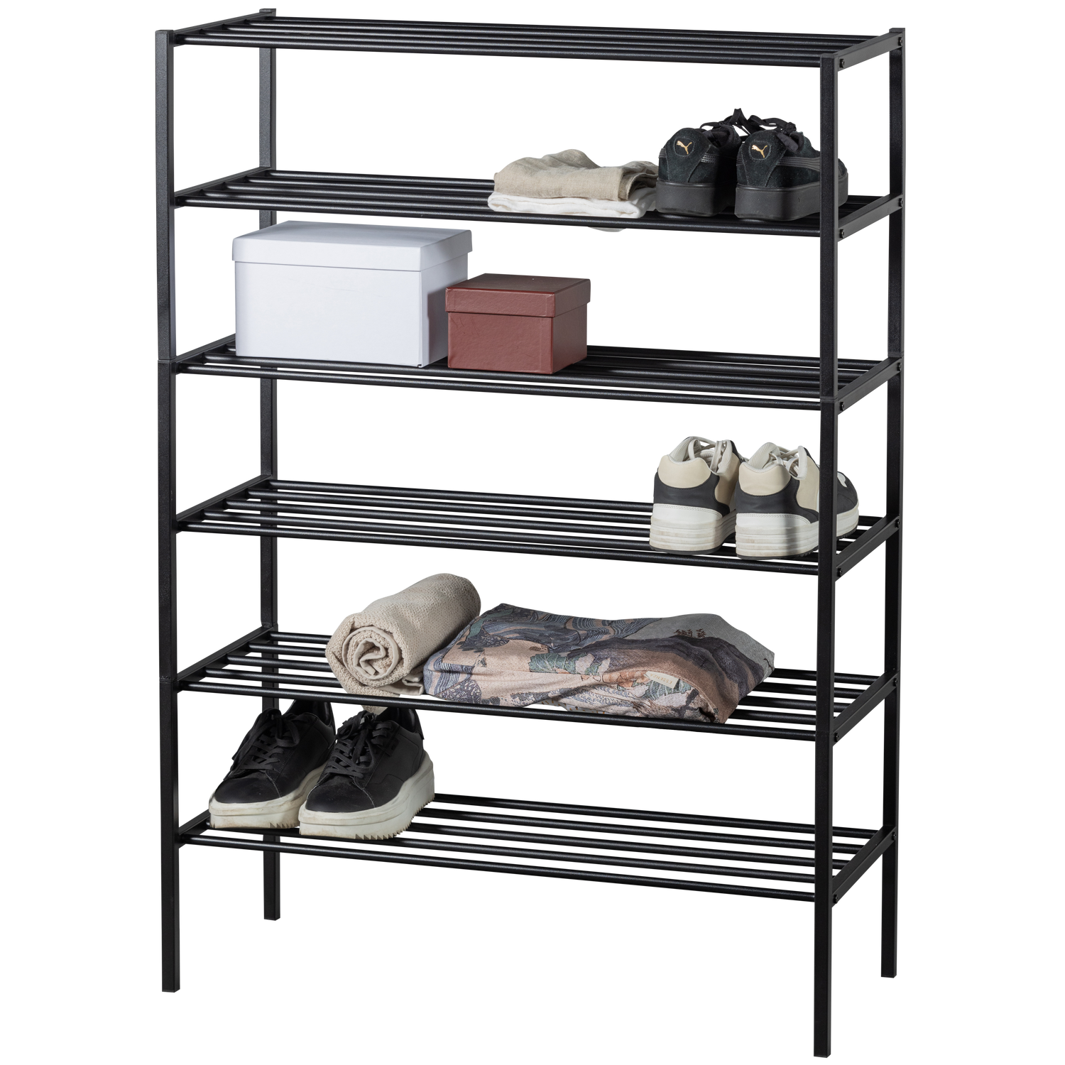 FERRO SCHUHE REGAL STACK V 3 METALL SCHWARZ