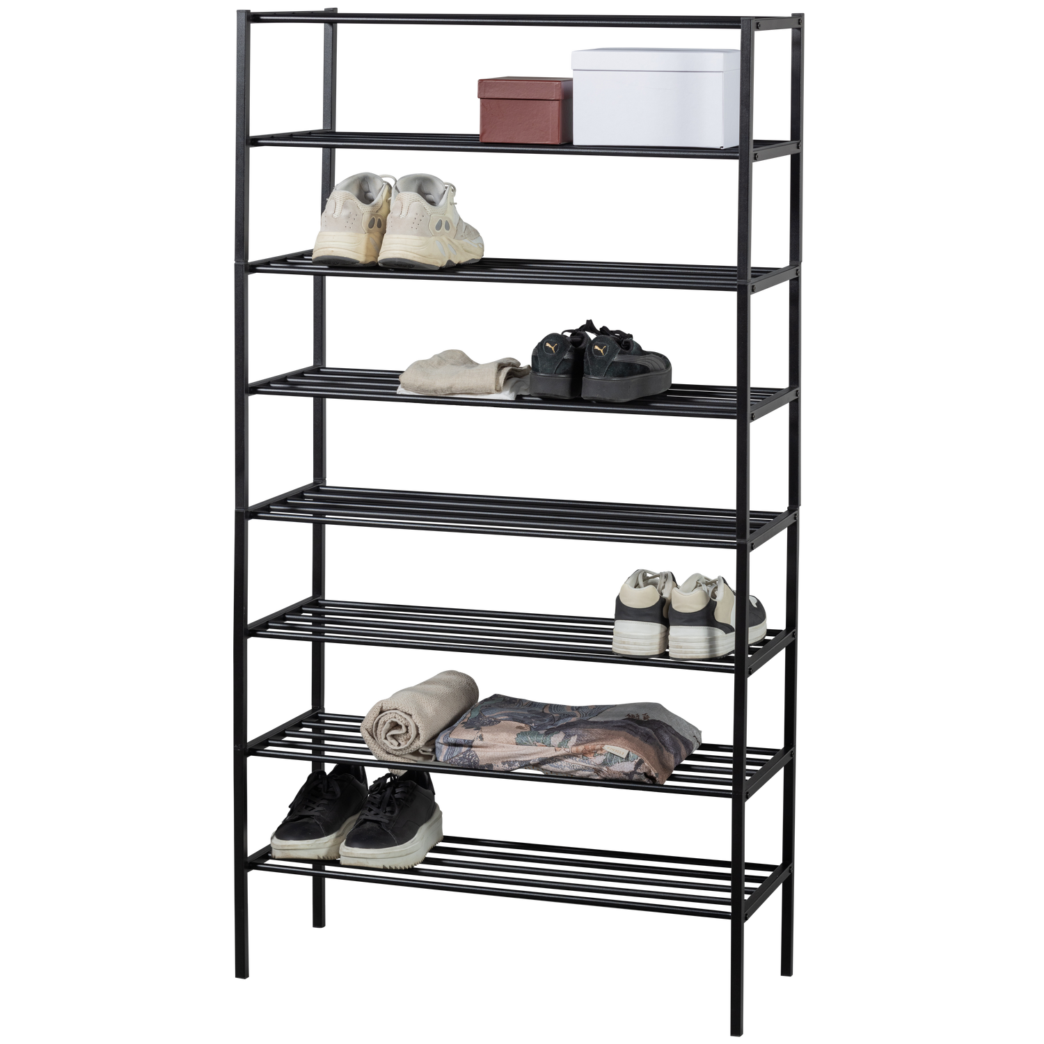 FERRO SCHUHE REGAL STACK V 4 METALL SCHWARZ