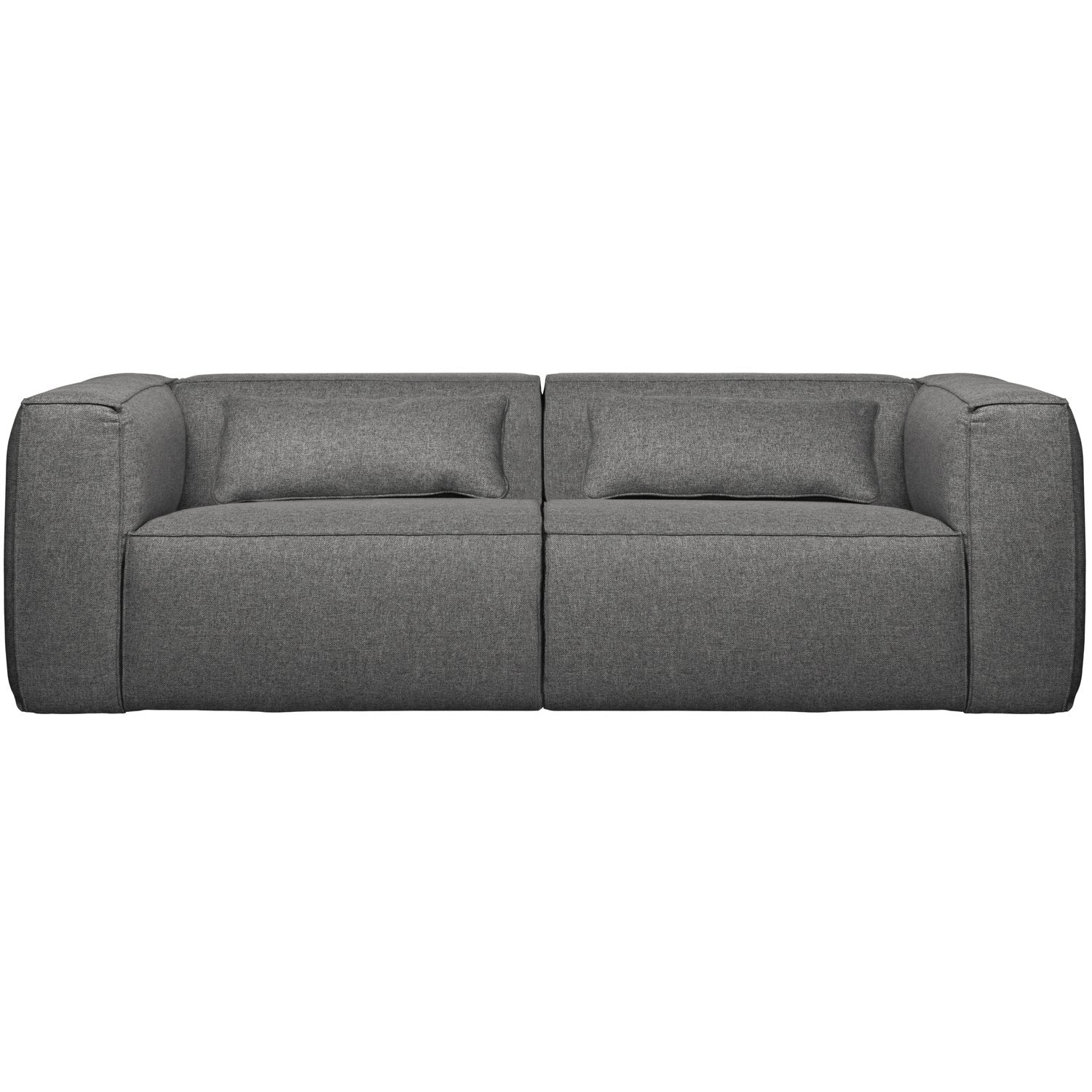 BEAN 3,5-SITZER SOFA ARMY INCL. KISSENS MITTE GREY
