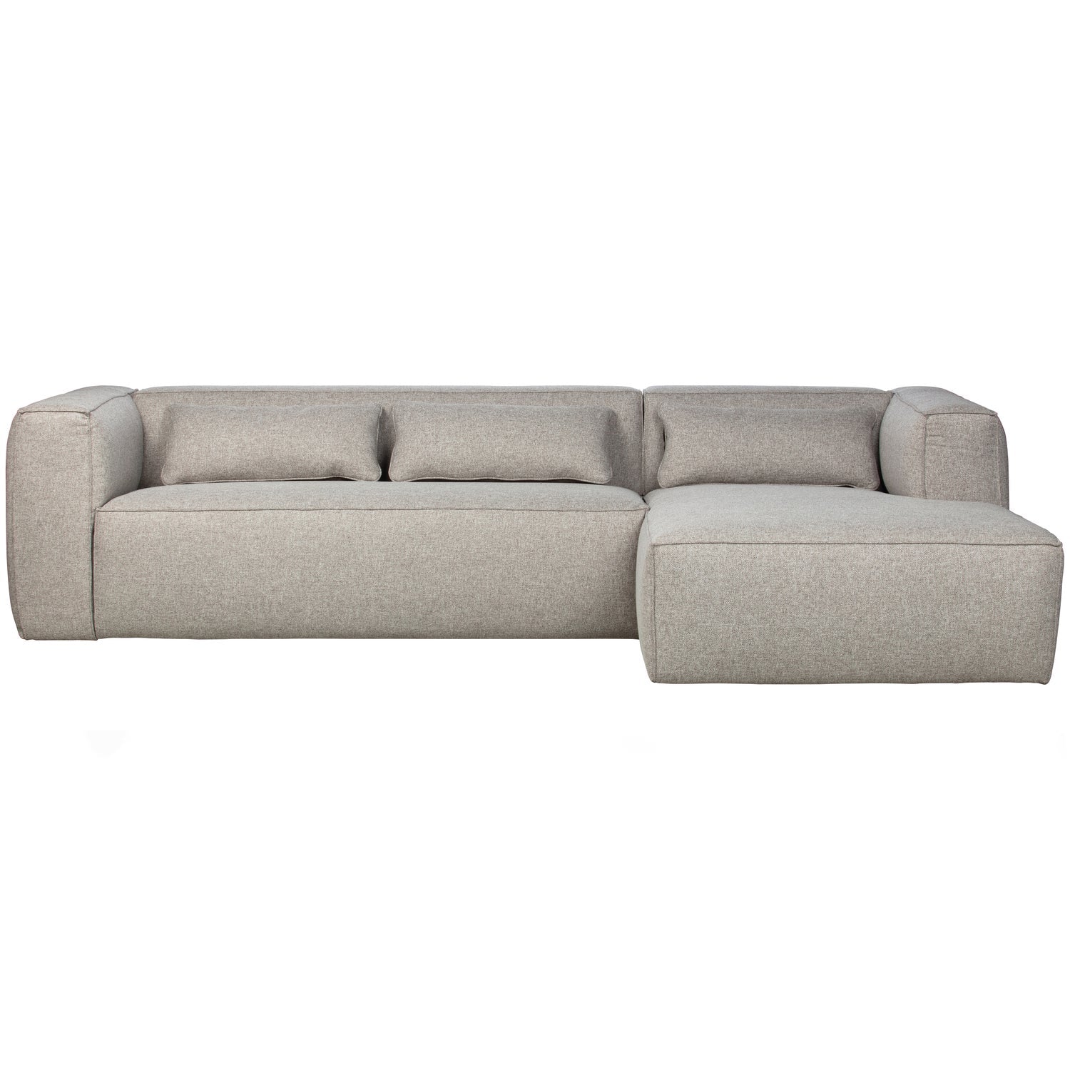 BEAN ECKCOUCH RECHTS INCL. KISSENS LIGHT GREY