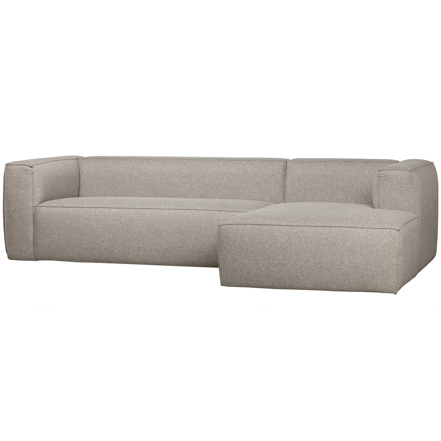 BEAN ECKCOUCH RECHTS INCL. KISSENS LIGHT GREY