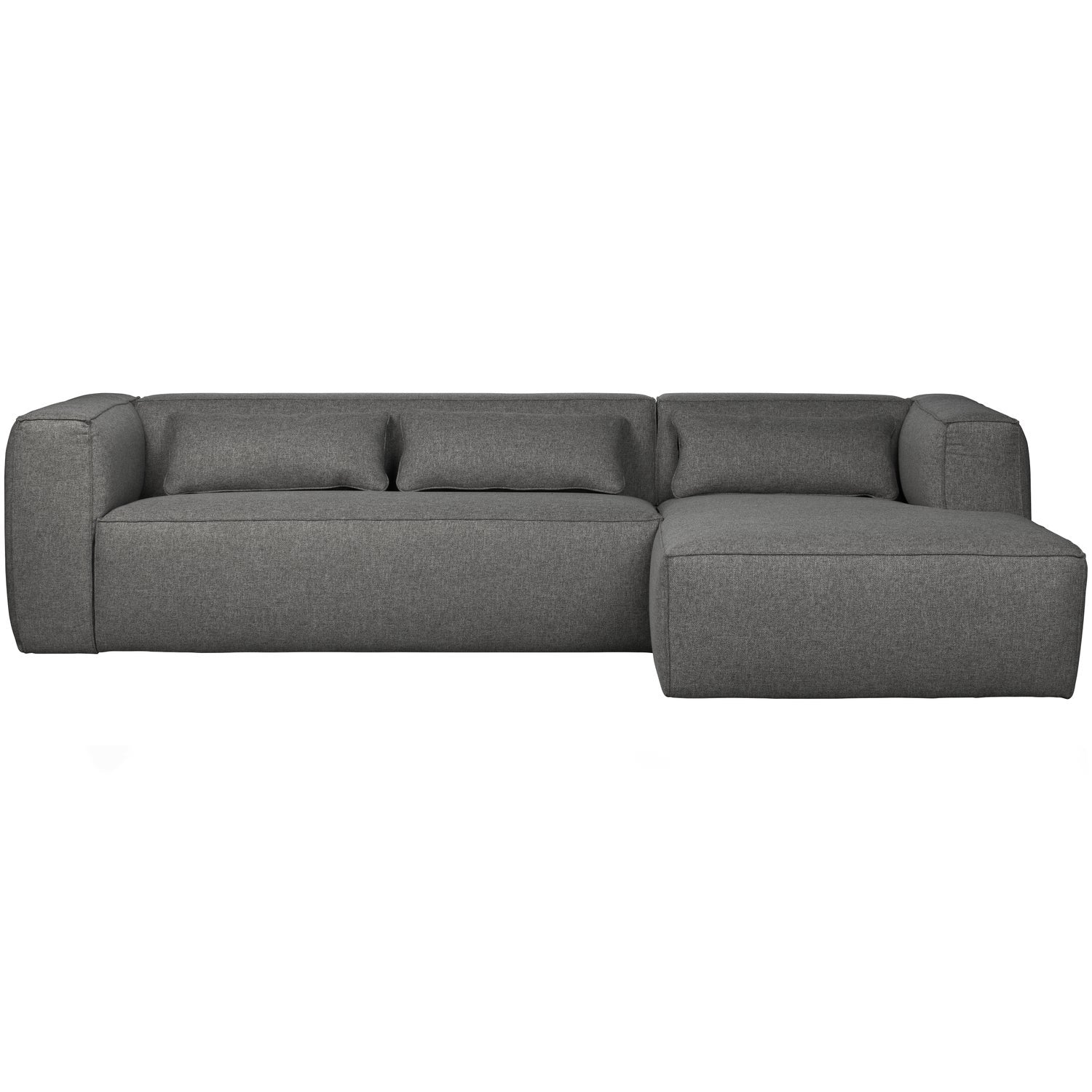 BEAN ECKCOUCH RECHTS INCL. KISSENS MITTE GREY