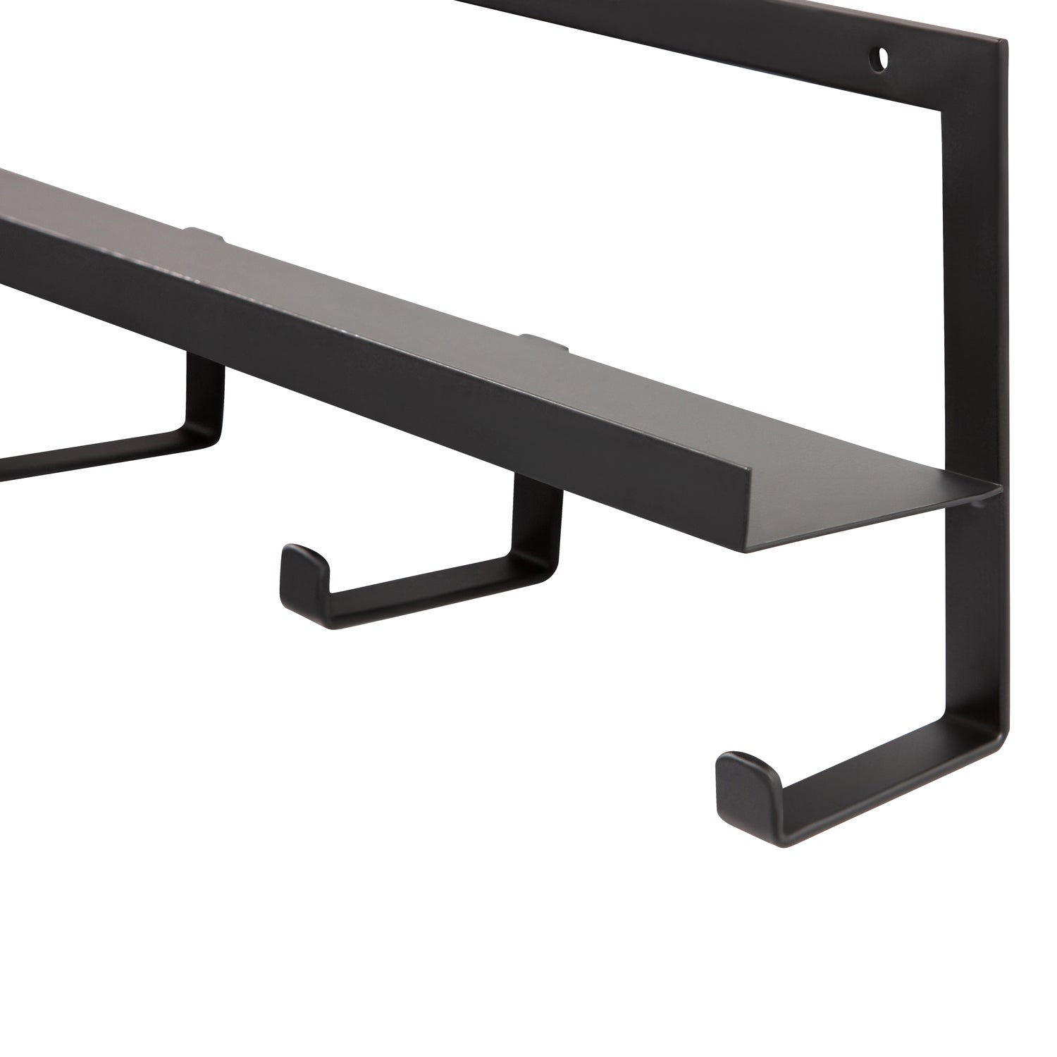 QUINN GARDEROBE 5 HAKEN SCHWARZ