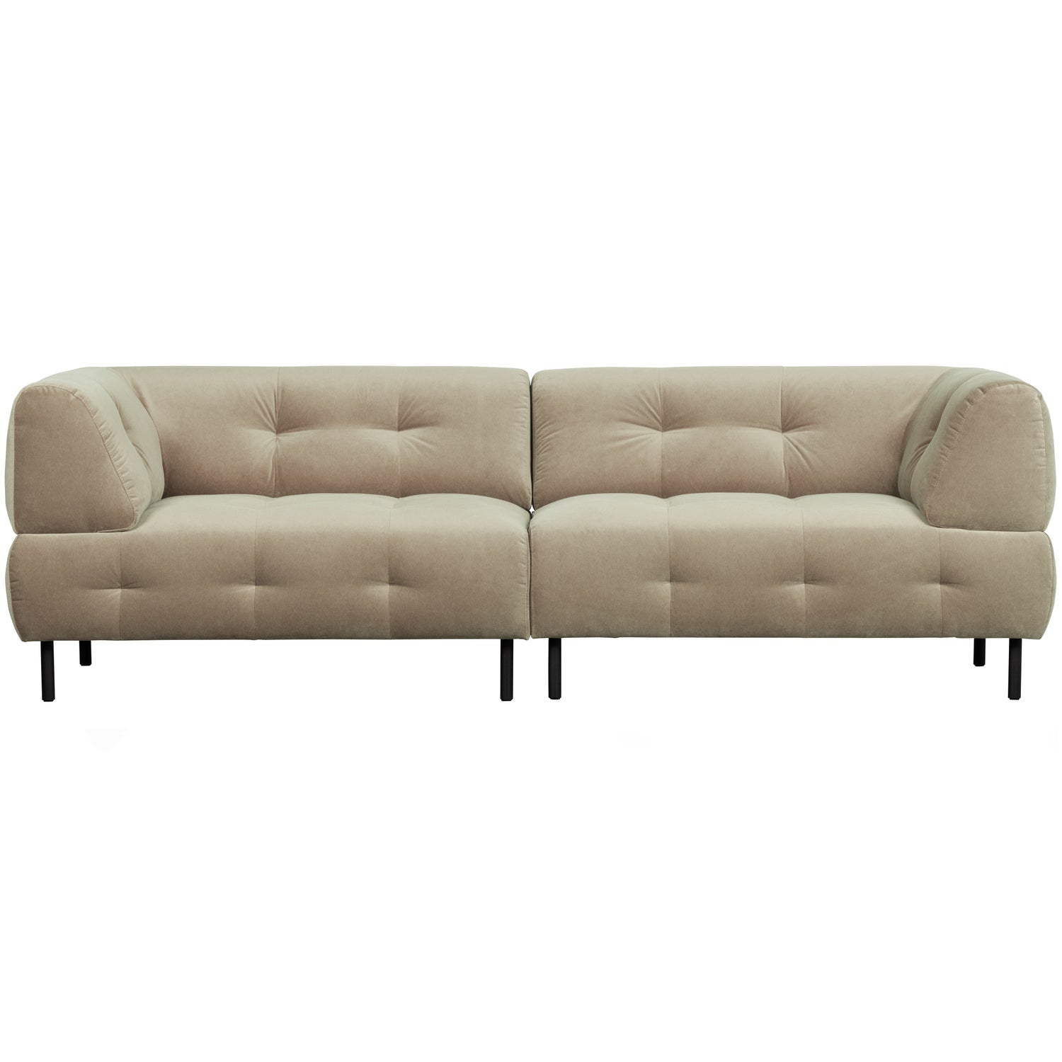 LLOYD 4-SEATER WASHED VELVET SEA SALT