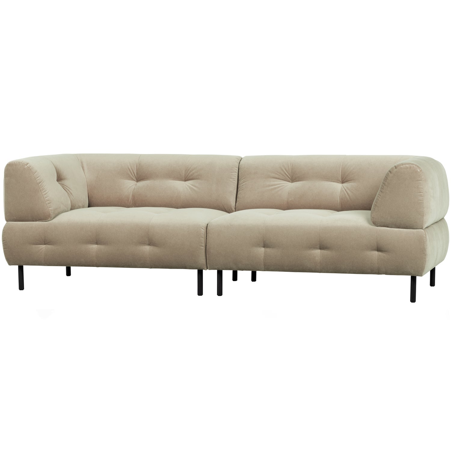 LLOYD 4-SEATER WASHED VELVET SEA SALT