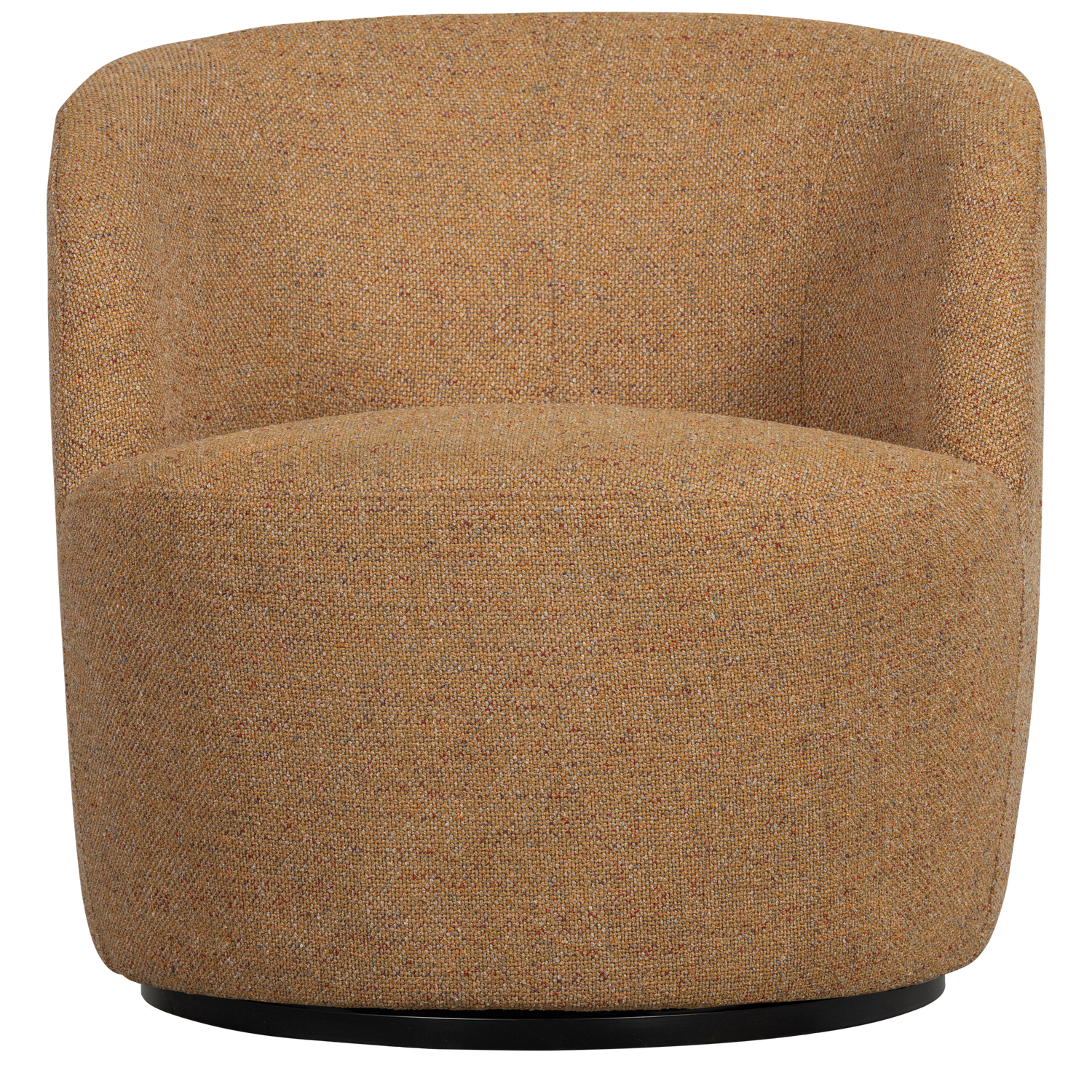 SERRA DREHSESSEL GEWEBTER STOFF CURRY MELANGE