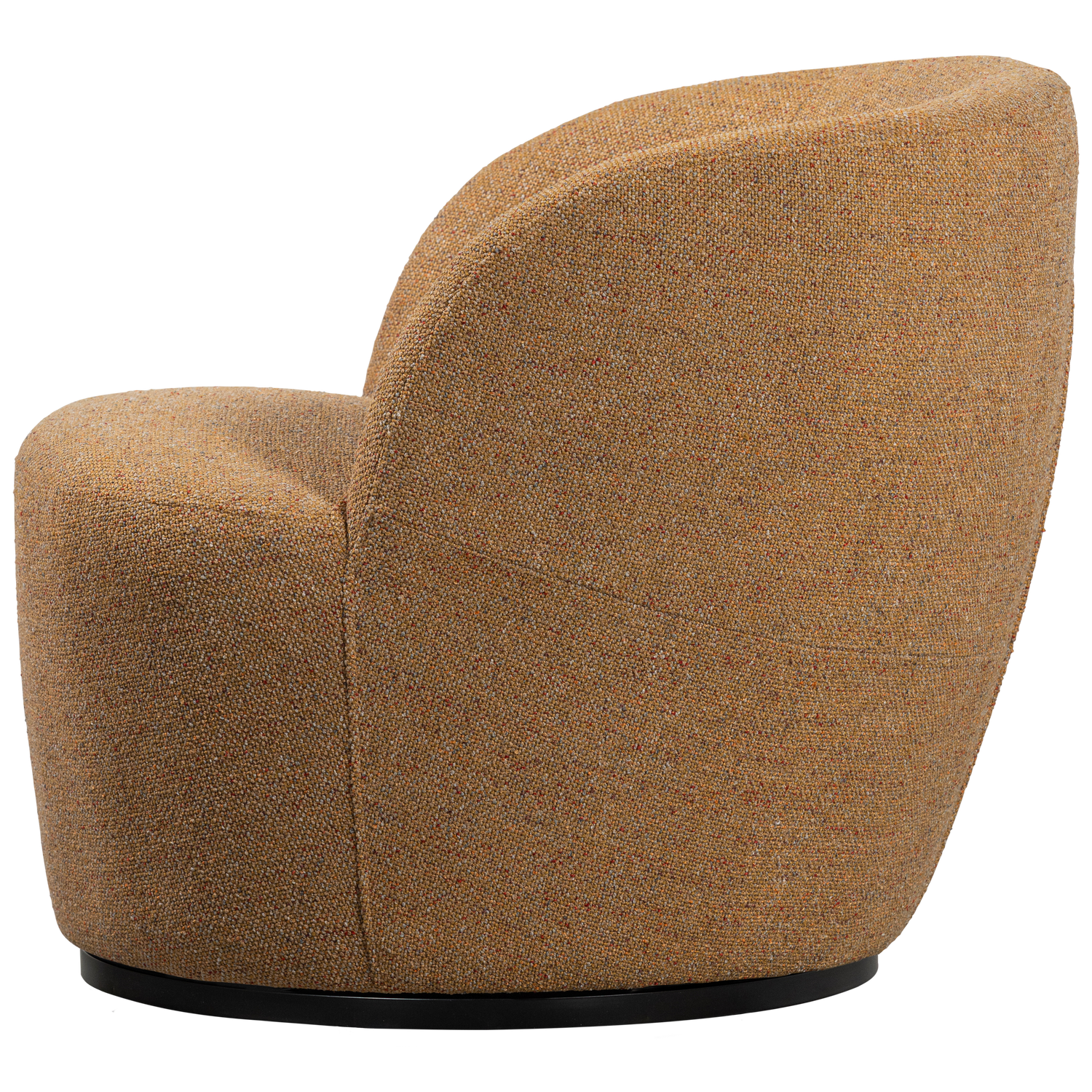 SERRA DREHSESSEL GEWEBTER STOFF CURRY MELANGE