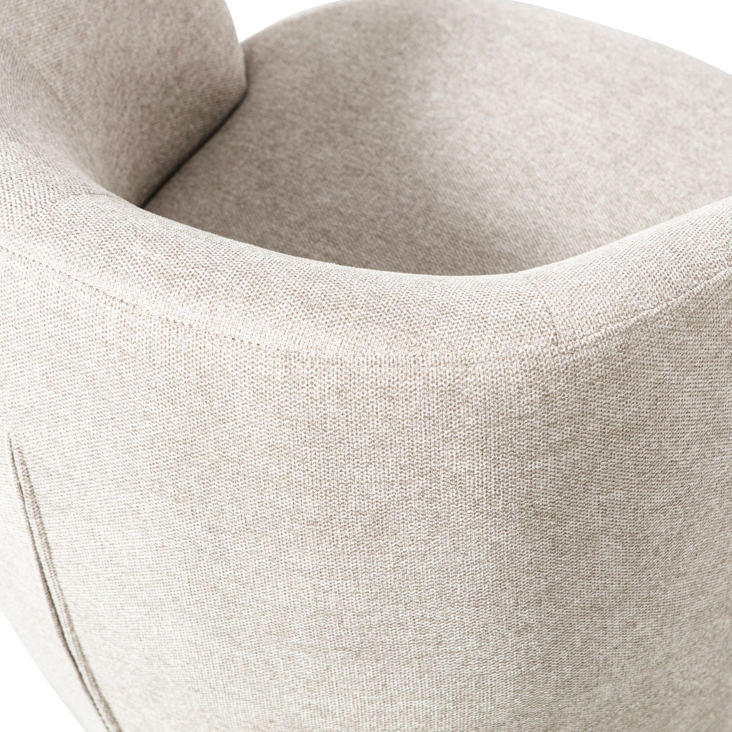 SERRA DREHSESSEL WEBSTOFF OFF WHITE