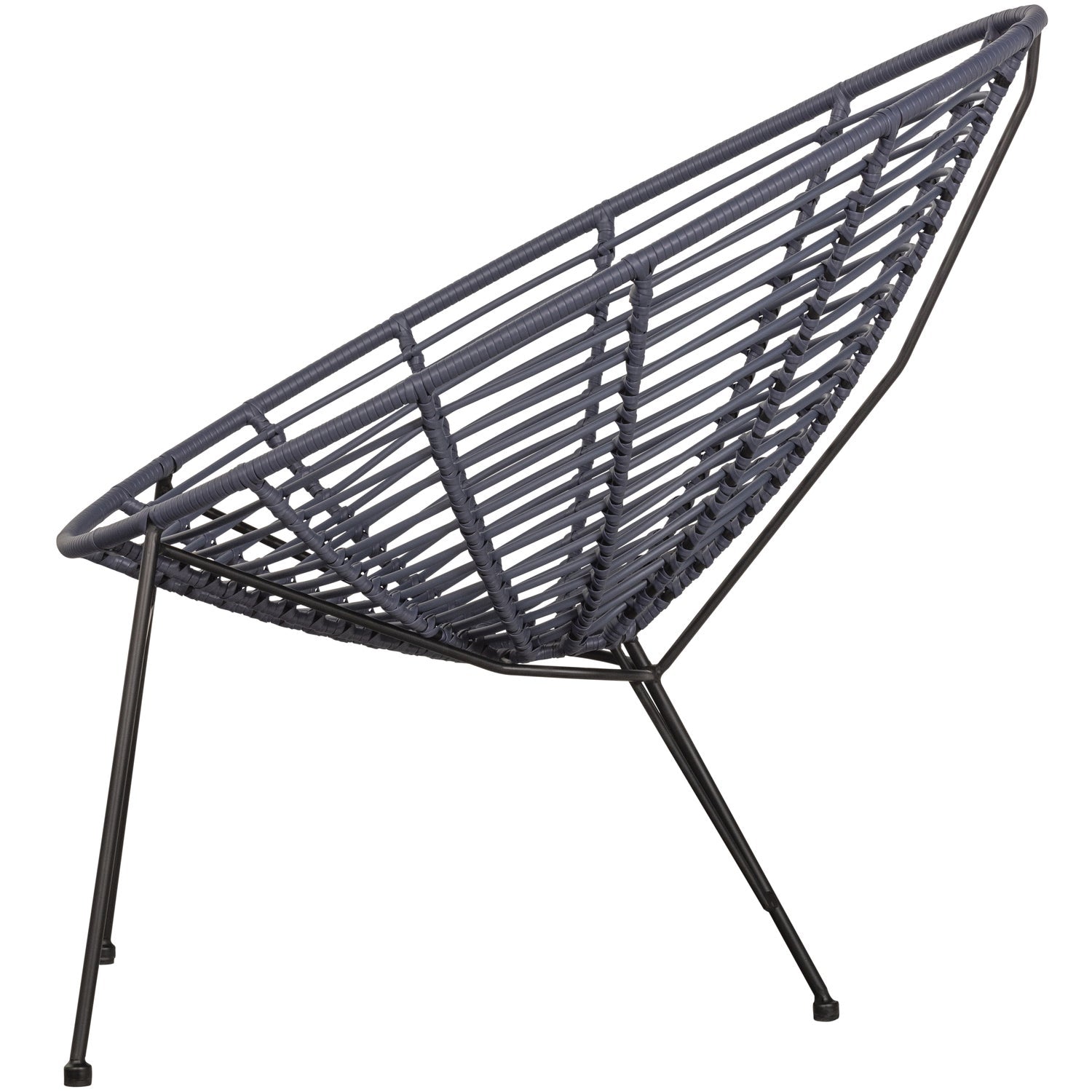 JANE LOUNGE CHAIR GARDEN INK