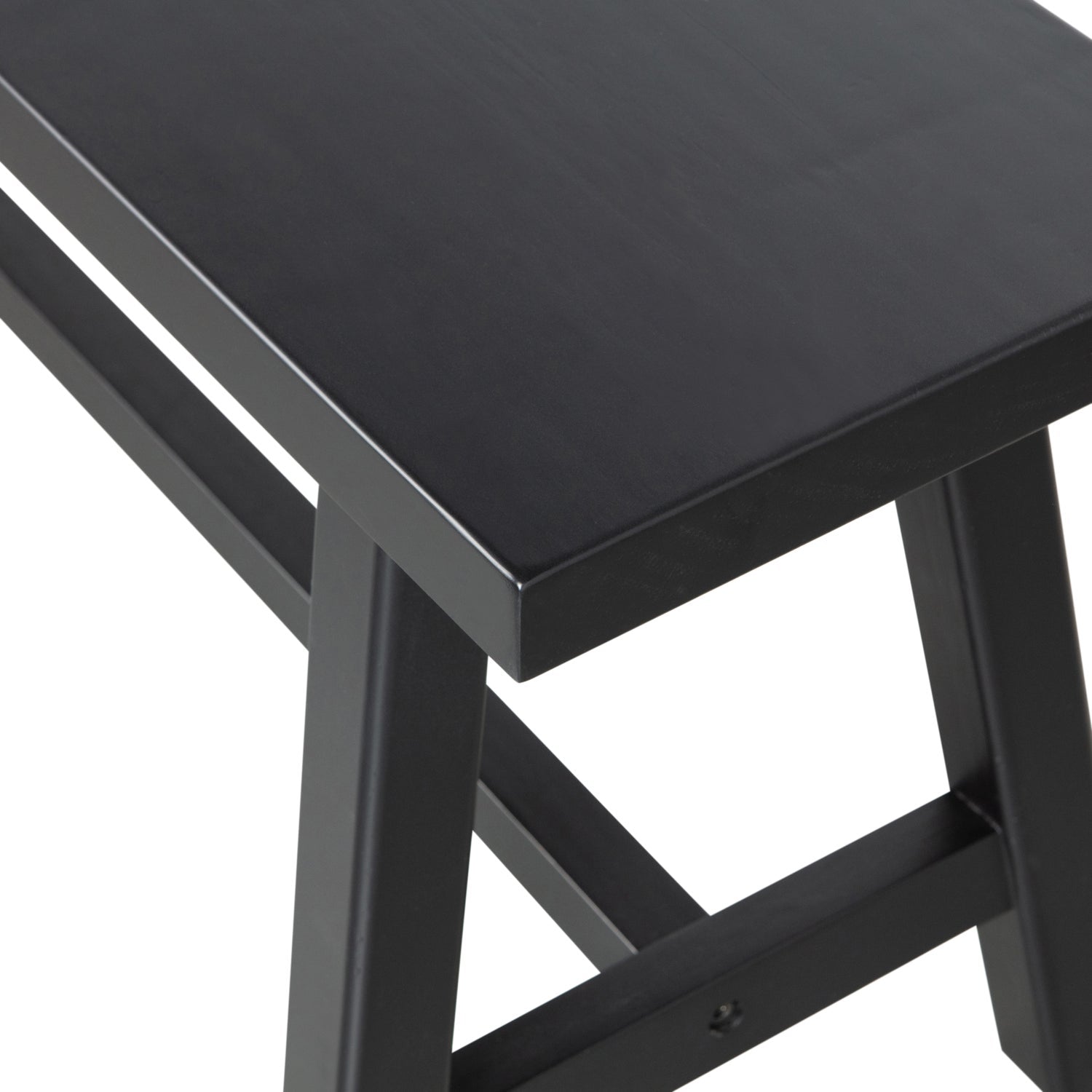 IMME BANK HOLZ SCHWARZ 110CM
