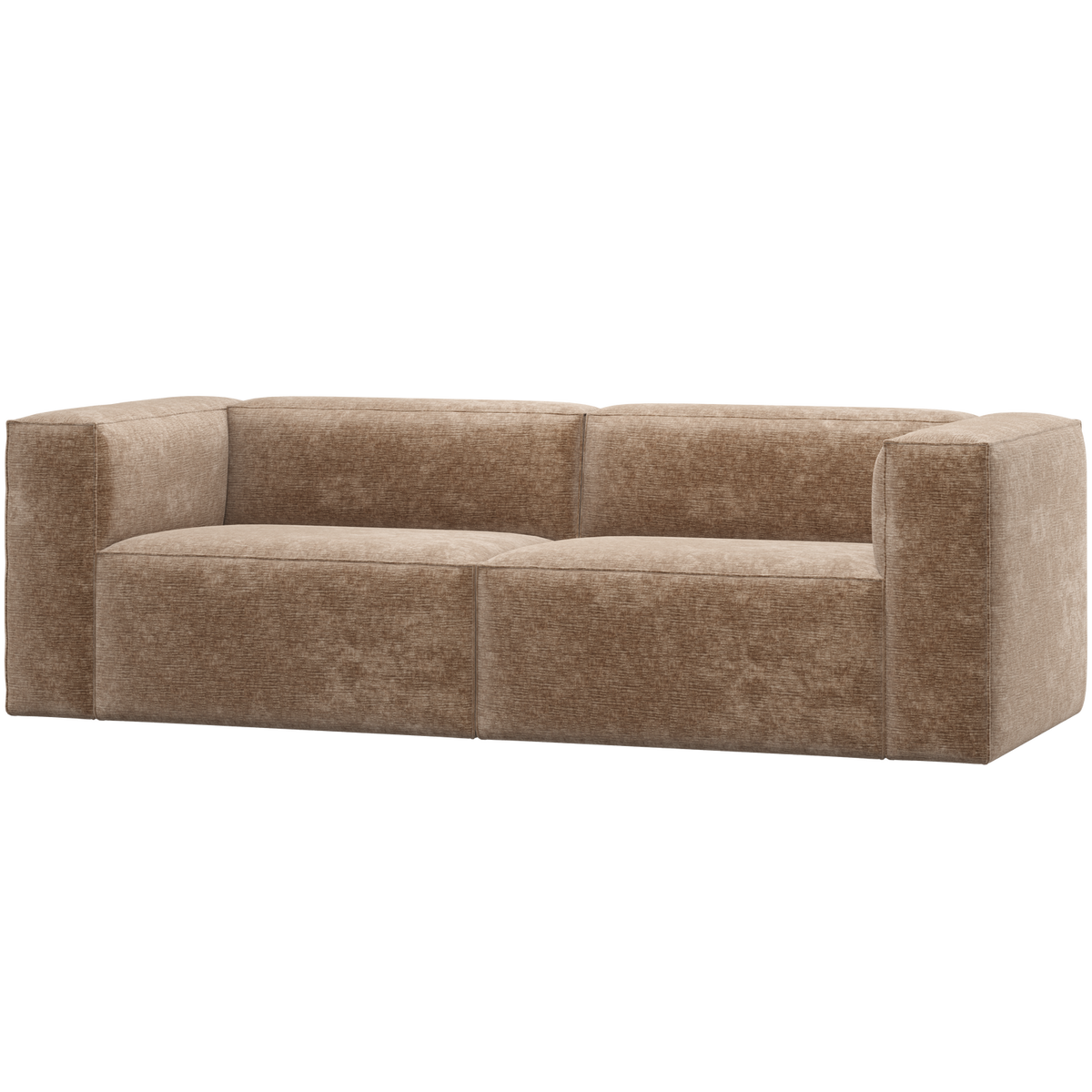 BEAN 3,5-SITZER SOFA CHENILLE VELVET TAUPE
