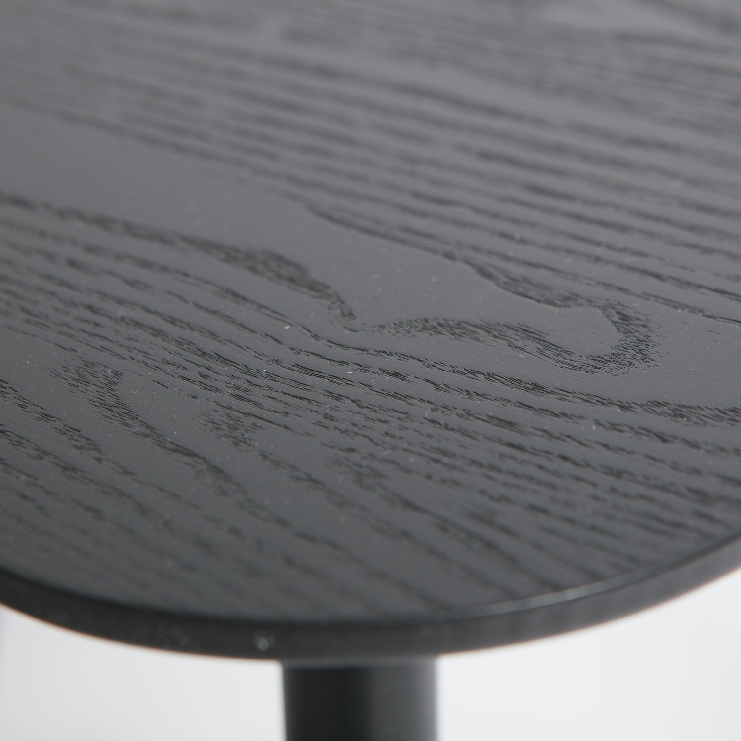 SET VON 2 NILA SIDETABLES HOLZ SCHWARZ