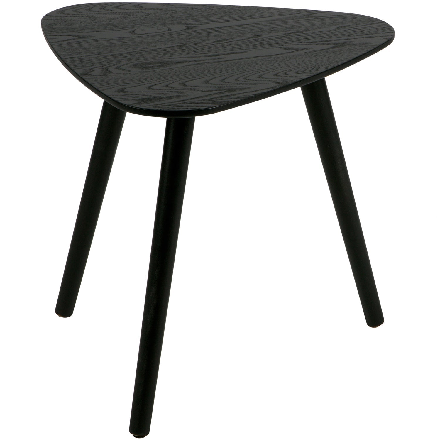 SET VON 2 NILA SIDETABLES HOLZ SCHWARZ