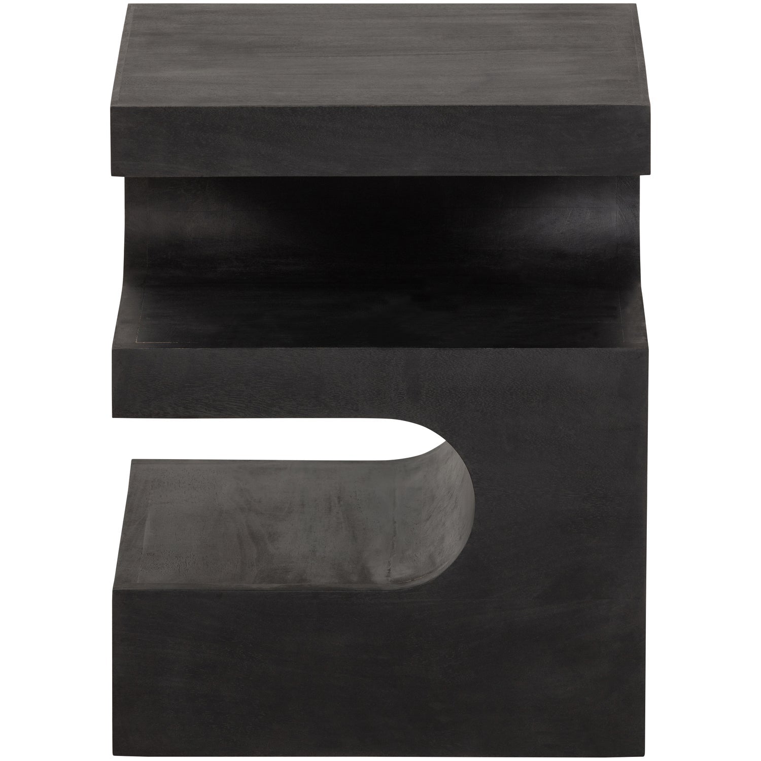 TOMA BEISTELLTISCH MANGO HOLZ SCHWARZ