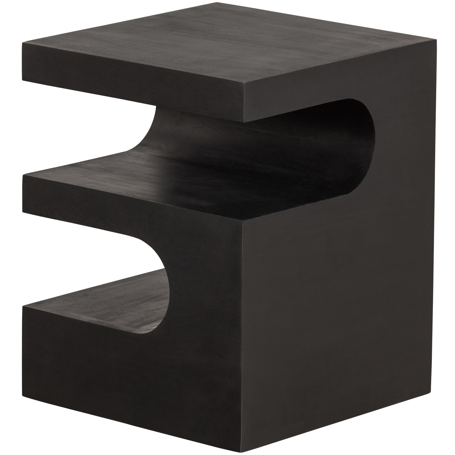 TOMA BEISTELLTISCH MANGO HOLZ SCHWARZ