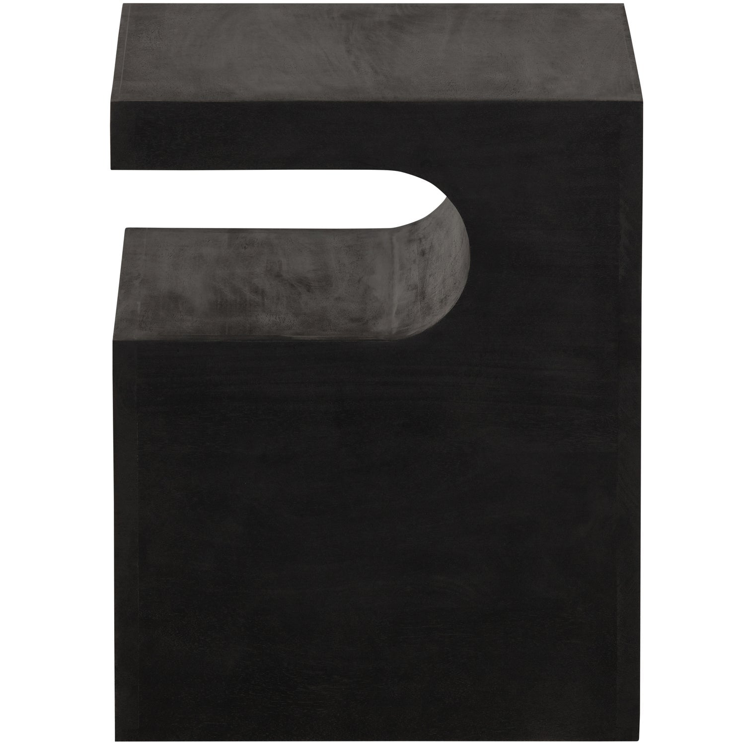 TOMA BEISTELLTISCH MANGO HOLZ SCHWARZ