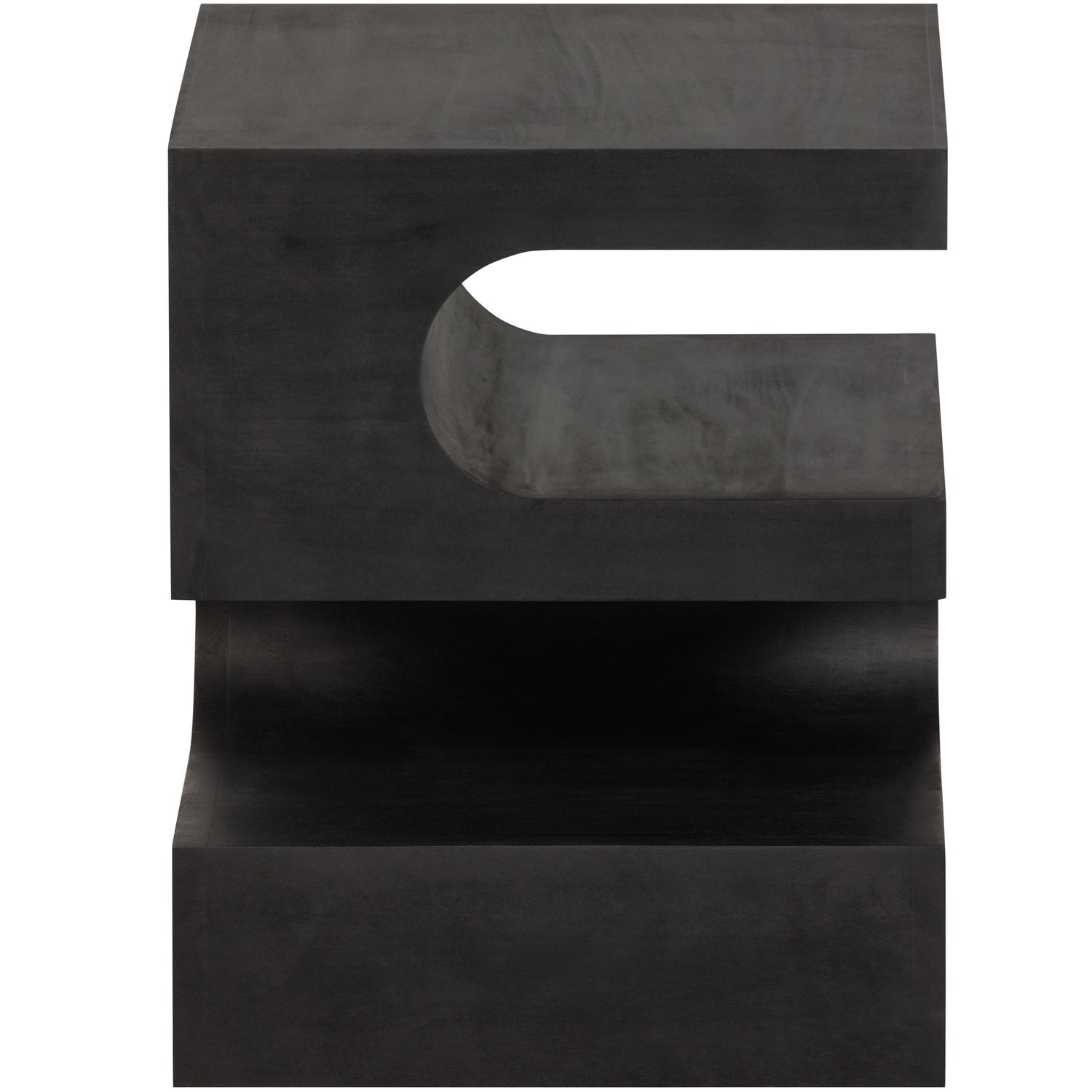 TOMA BEISTELLTISCH MANGO HOLZ SCHWARZ