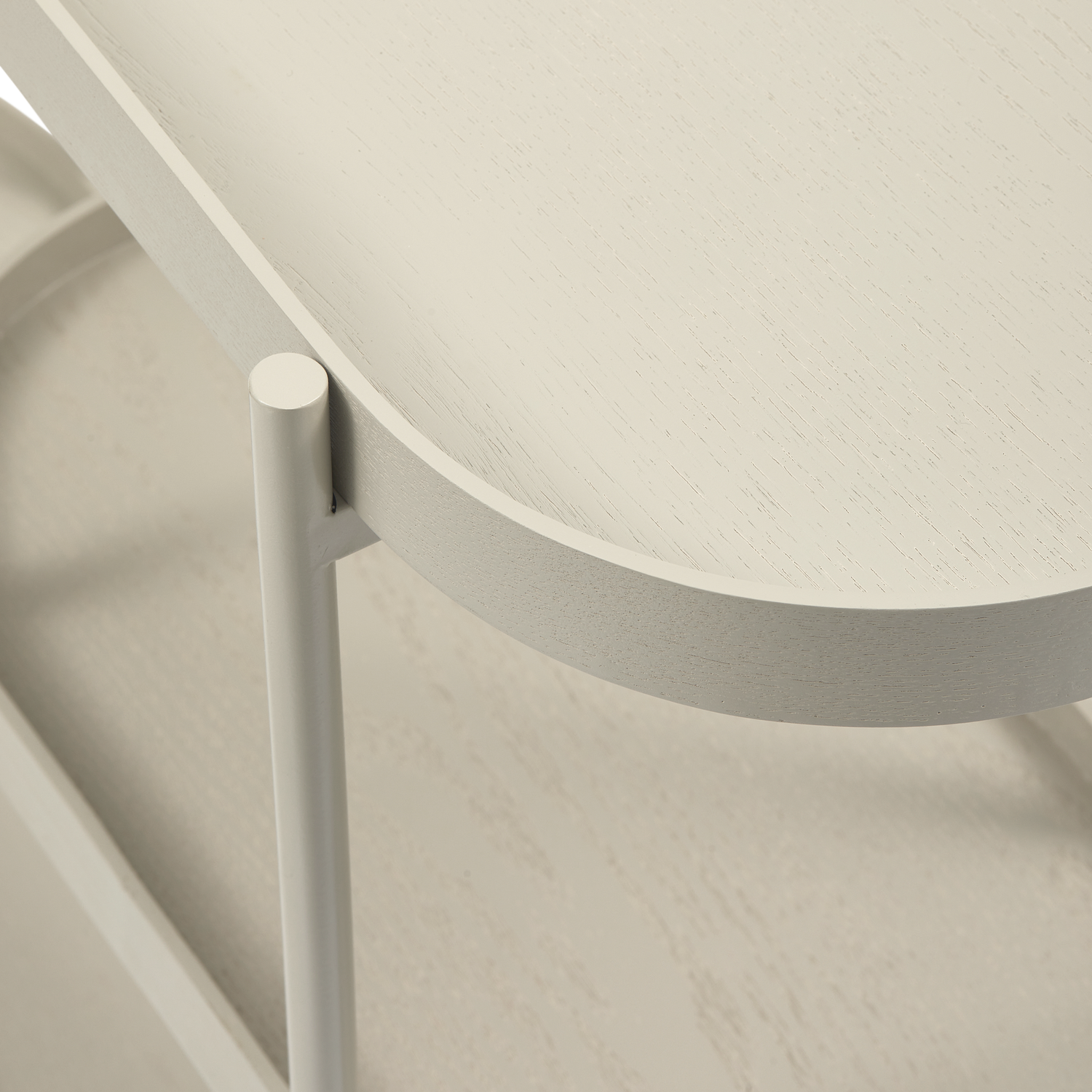 NOAN BEISTELLTISCH HOLZ/METALL ANTIK BEIGE