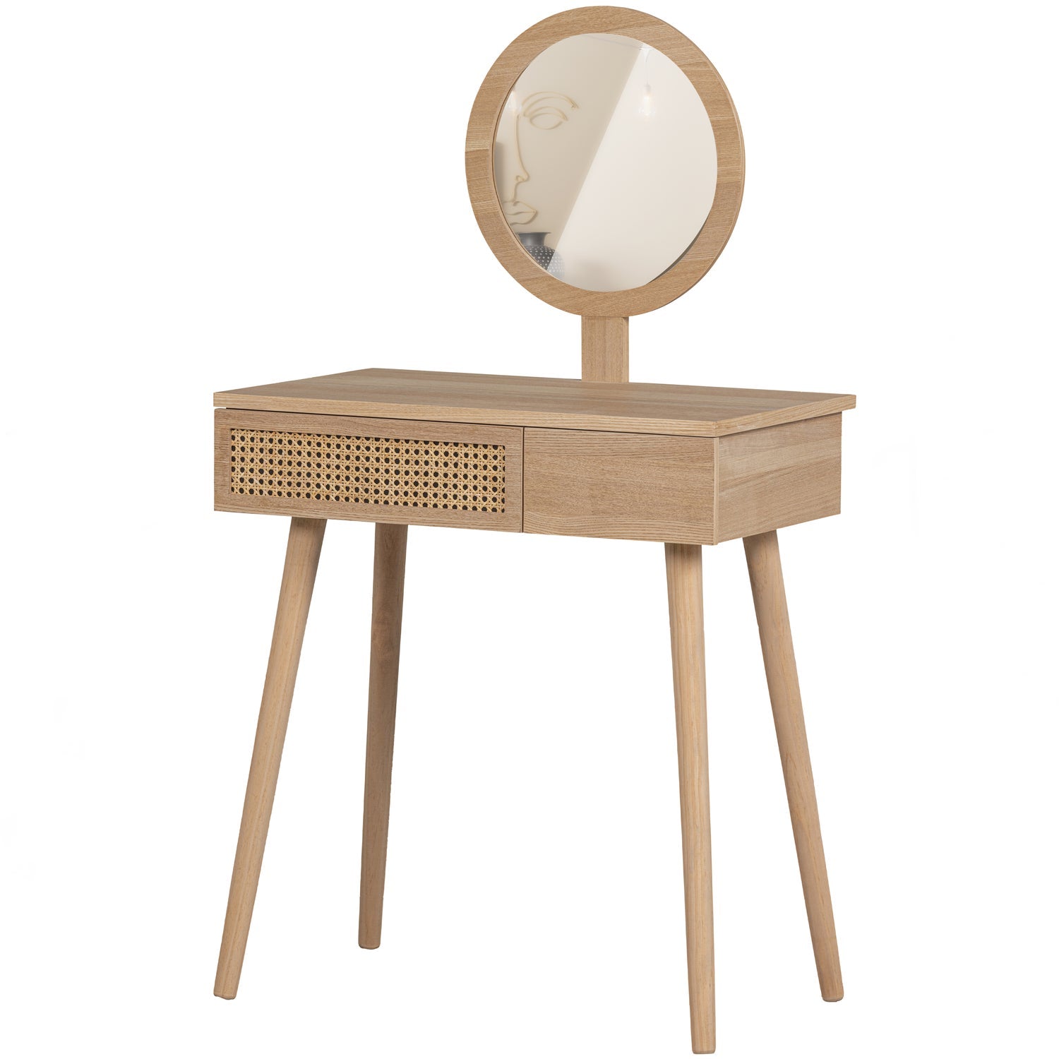 SOOF HALLE/FRISIERTISCH HOLZ NATURLICH