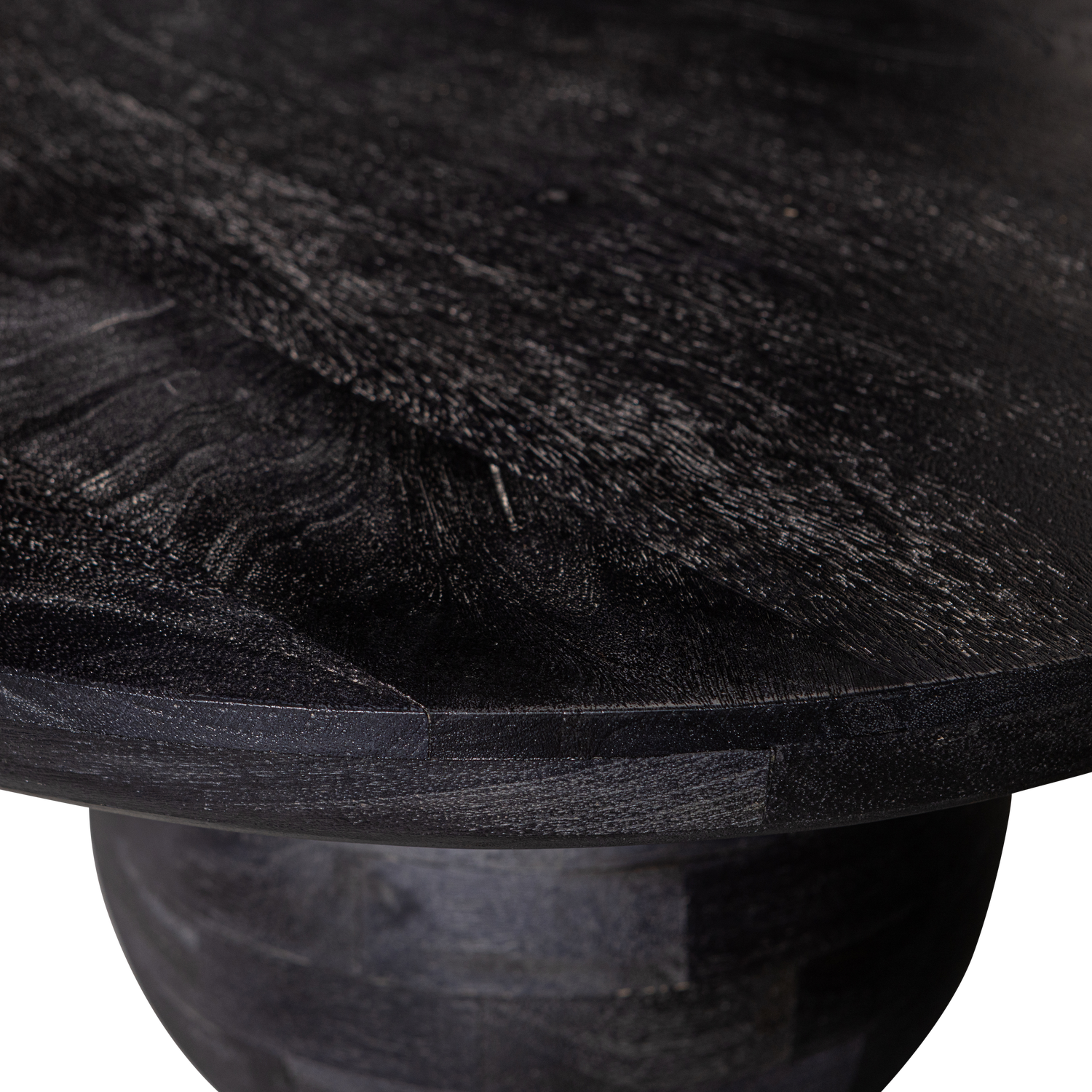 STEPPE COUCHTISCH MANGO HOLZ SCHWARZ 110x72 cm
