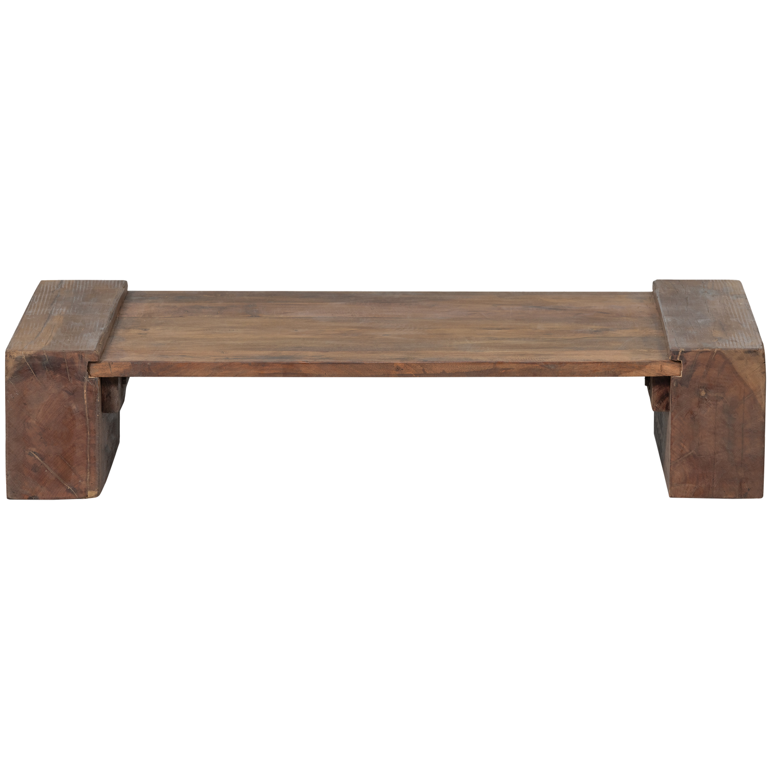 CUNO COUCHTISCH NIEDRIG HOLZ DUNKELBRAUN