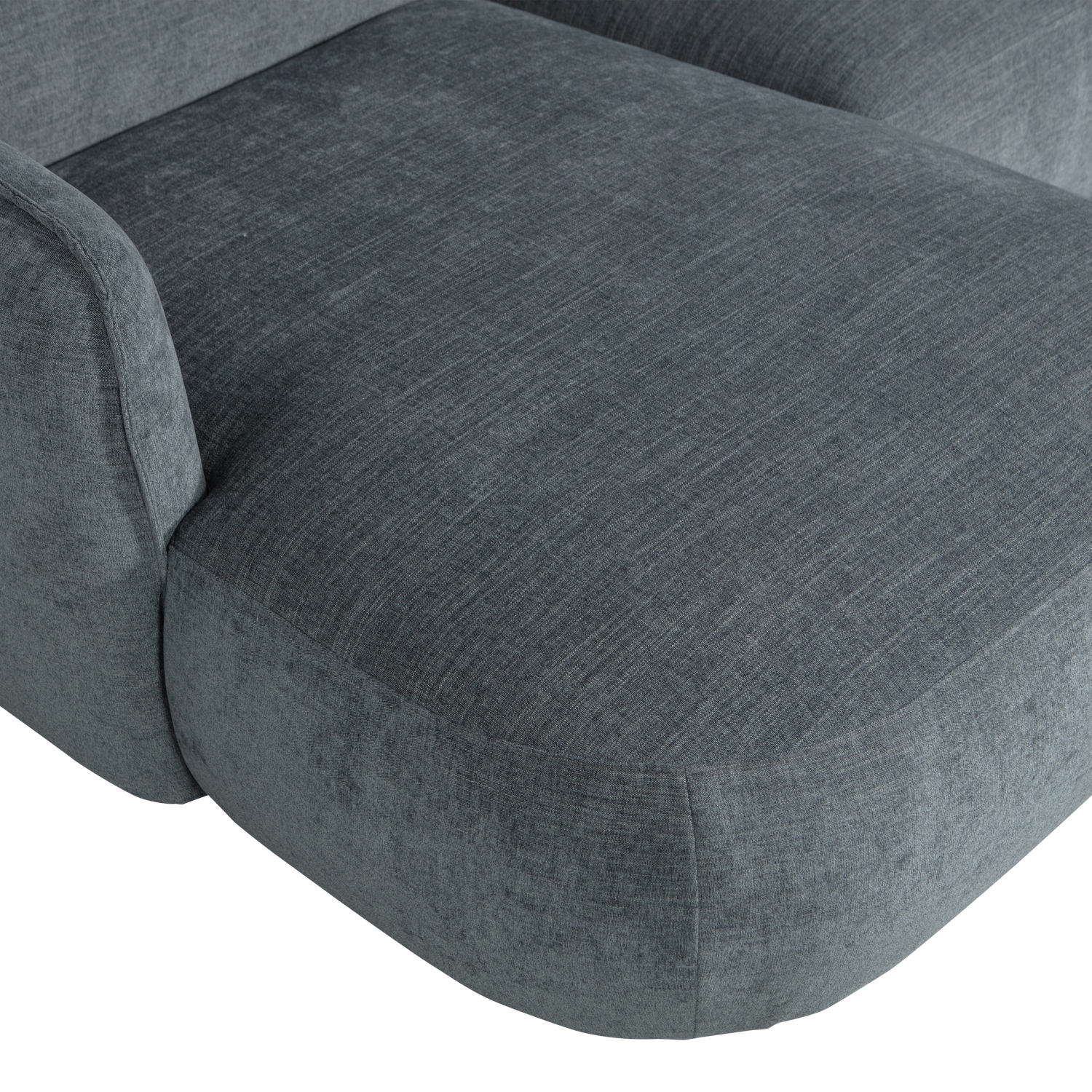 POLLY CHAISE LONGUE LINKS BLAU/GRUN
